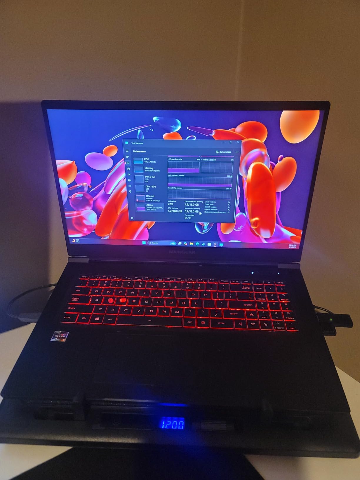 llano V12 Gaming Laptop Cooling Pad Laptop Cooler Laptop Cooling Fan Stand customer photo 1