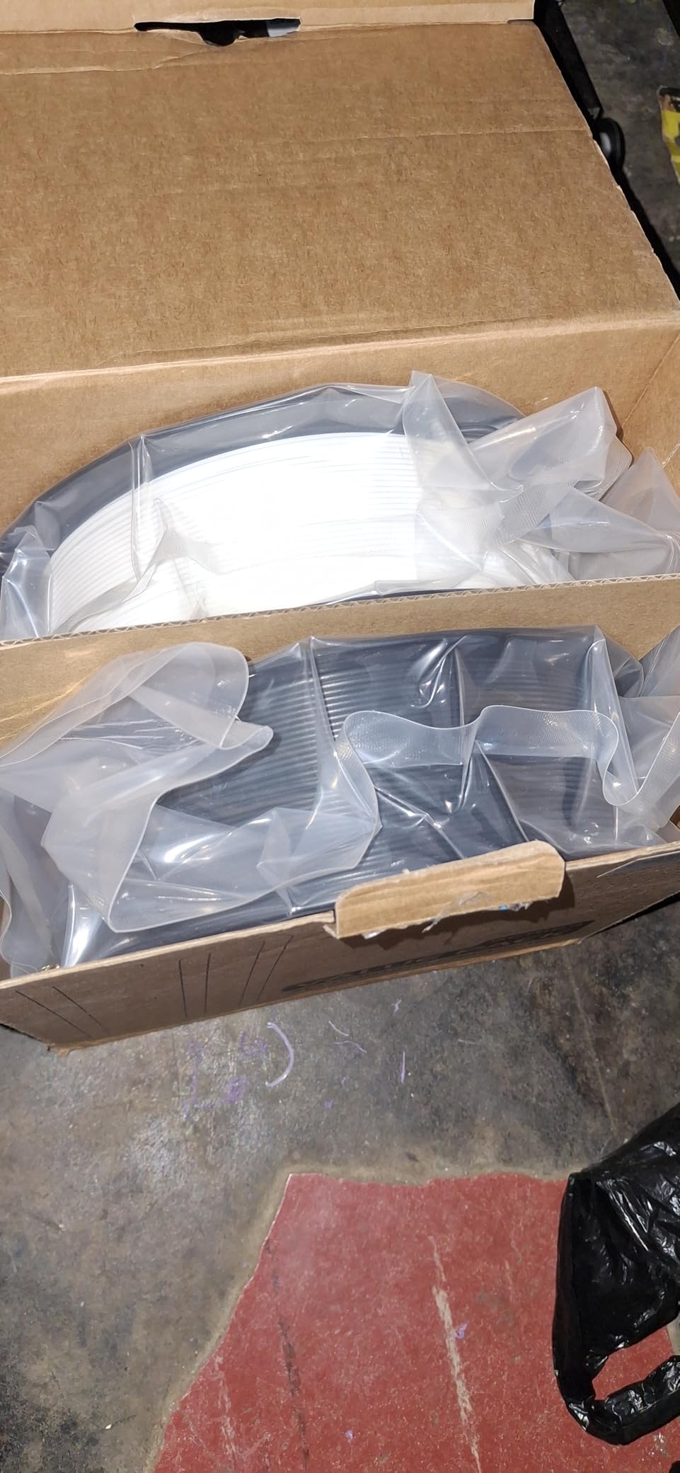 Creality 3D Printer Filament 1.75mm, Rainbow Upgrade PLA+ Filament Strong Toughness No-Tangling Vacuum Packaging 3D Printing Filament Fit Most 3D Printers, 1kg Spool, Accuracy +/- 0.02mm, Multi-Color customer photo 2