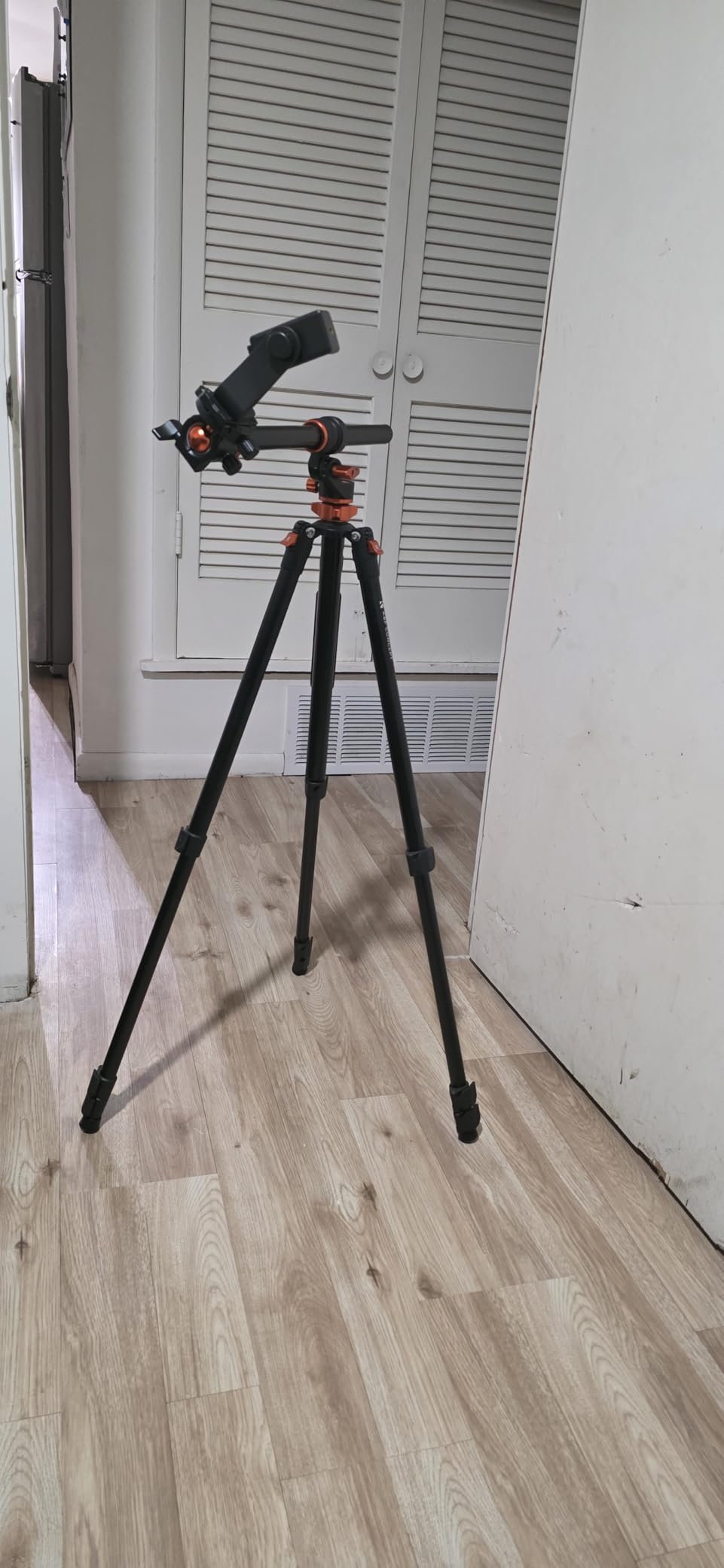 K&F CONCEPT 90''/230cm Ultra High Camera Tripod T254A7+BH-28L | Horizontal Overhead Shooting, Metal Ball Head, 10KG Load Capacity, Detachable Monopod, Flexible Travel Tripods customer photo 1