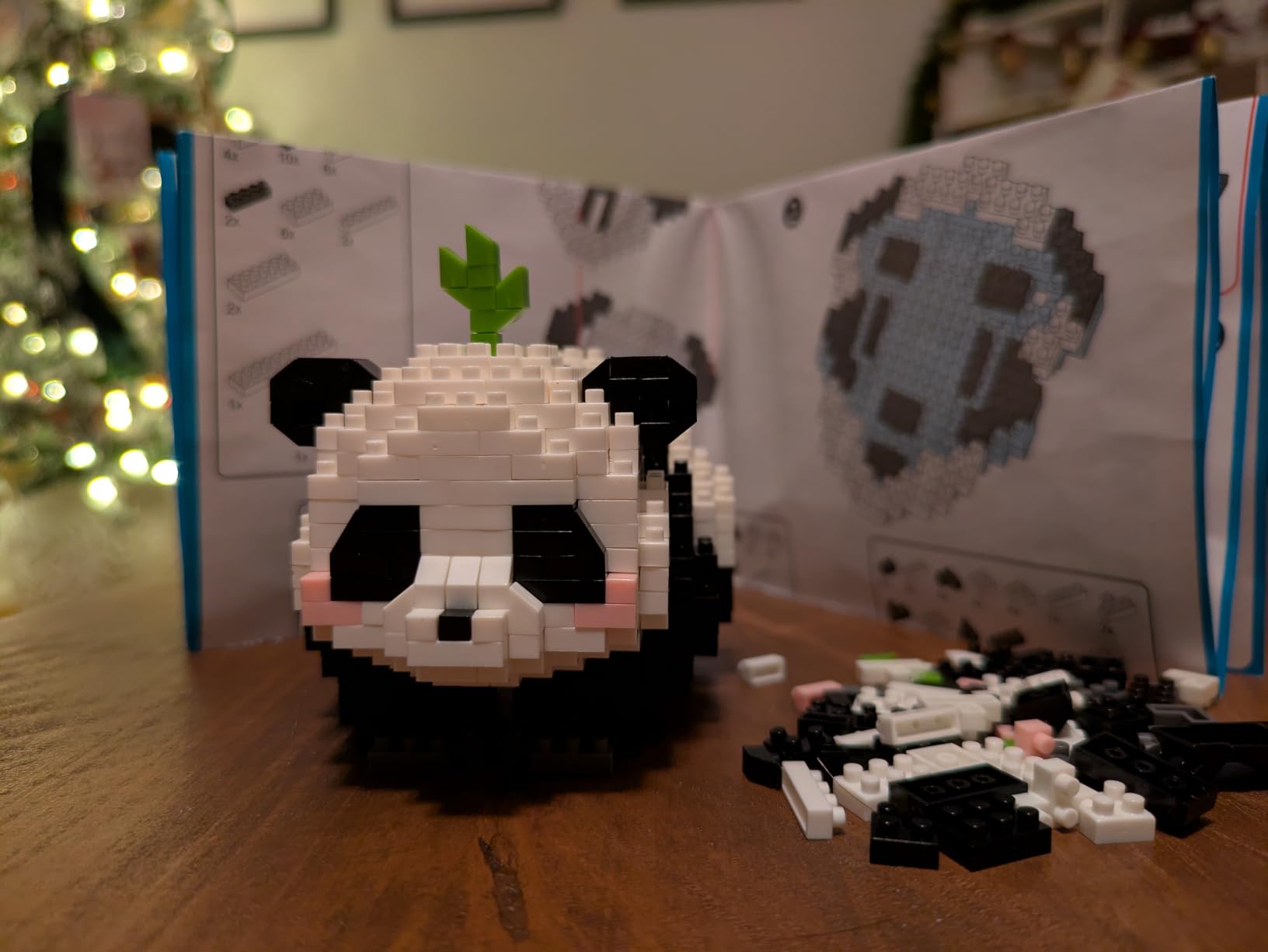 Mini Building Blocks- Bamboo Panda, Party Favors- Micro Blocks Panda Toy for Kids 6 7 8 9 10+, Mini Blocks Building Sets for Adults, Easter/Birthday for Boys and Girls(504PCS) customer photo 2