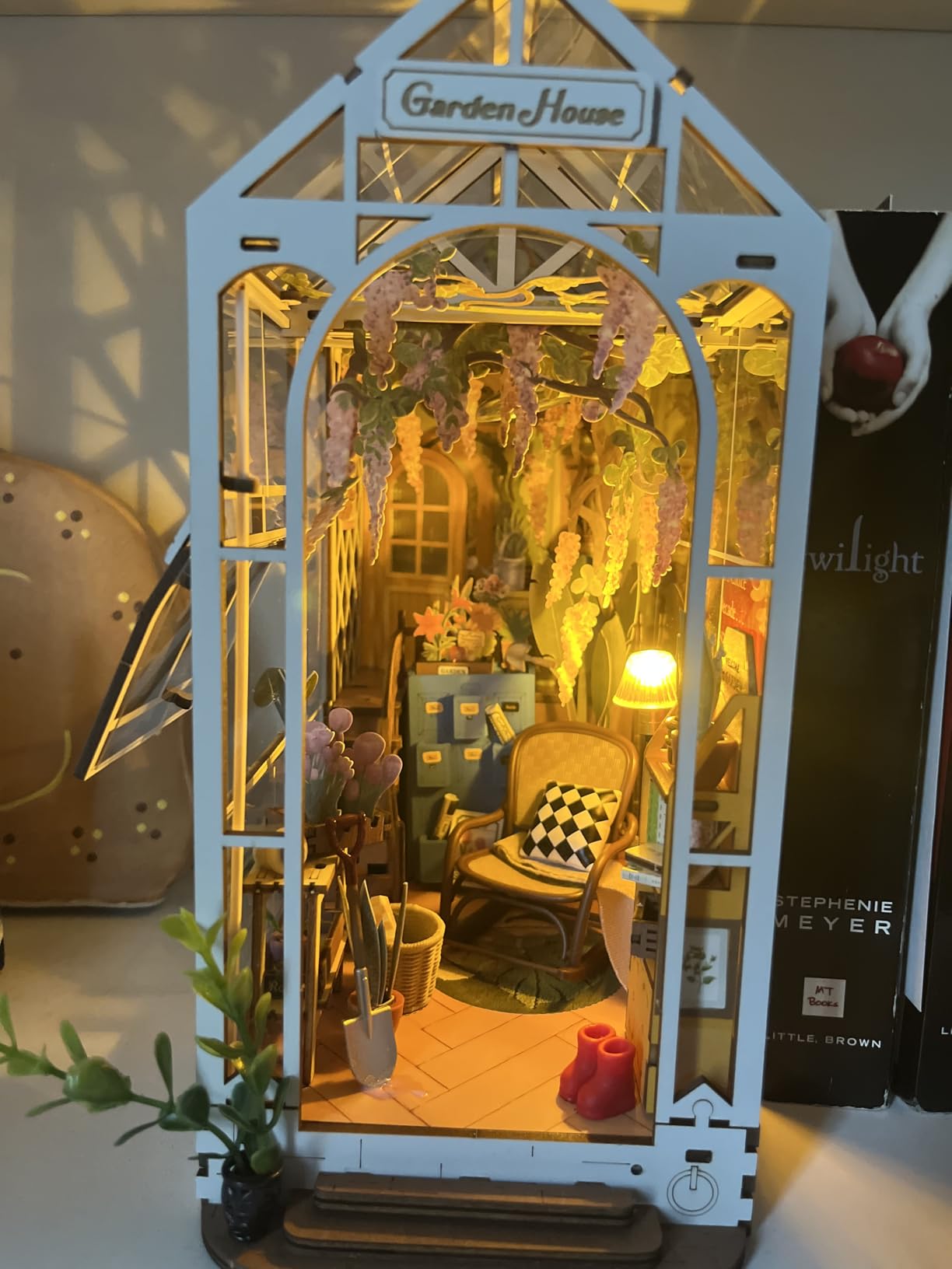 Rolife DIY Book Nook Kits for Adults - Garden House Bookshelf Insert Booknook - 3D Puzzle Dollhouse Room Decor customer photo 2