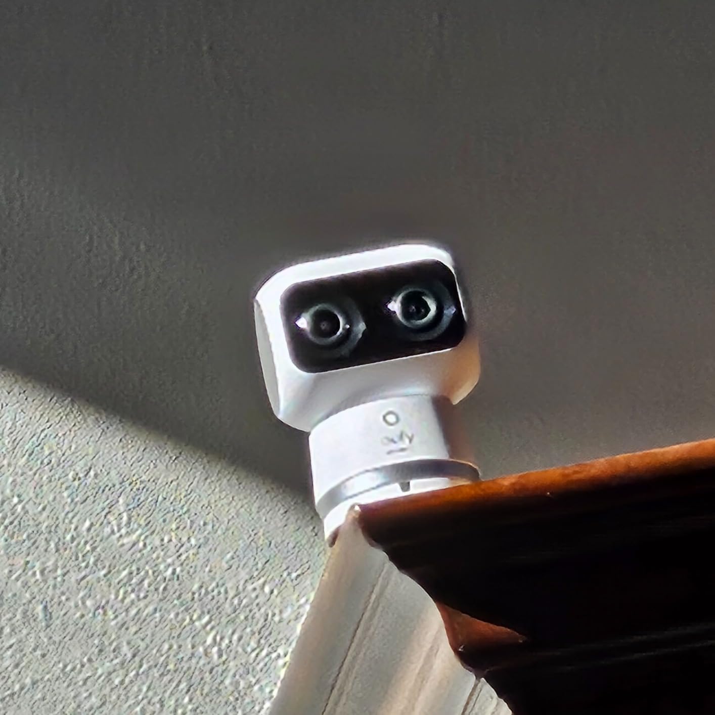 eufy Security 4K Indoor Cam S350, No Subscription, Dual Cameras, 8× Zoom | 360° Coverage, Works as a Pet Camera, Nanny/Senior/Baby Monitor, AI Auto-Tracking, Human/Pet/Cry Detection, 2.4/5 GHz Wi-Fi customer photo 1