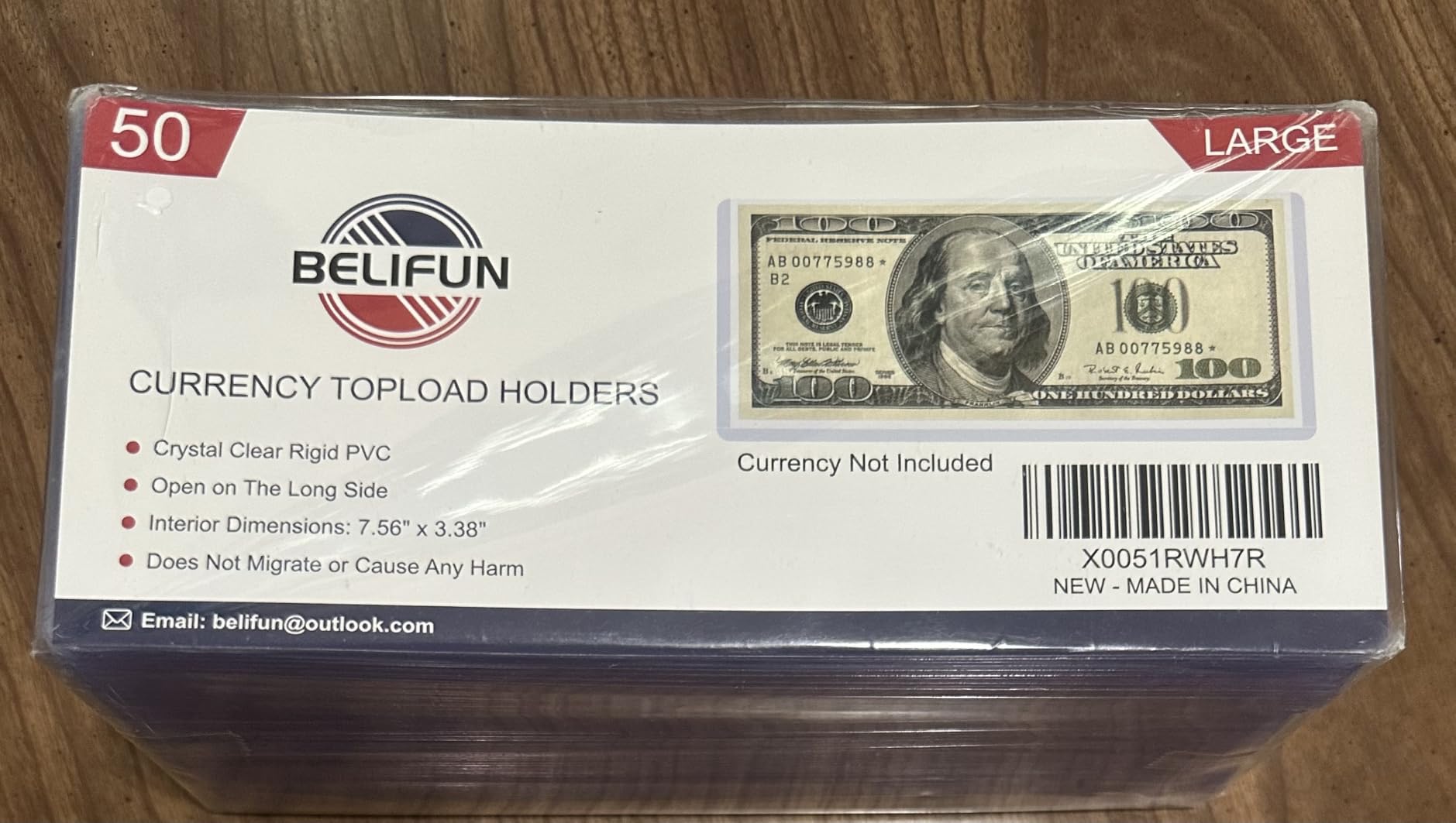 50ct Regular Currency Topload Holders - Banknote toploaders, Dollar Bill Display Holders for Collectors, Currency Sleeves Holder Protector for Regular Bills, Clear Paper Money Top Loader Holders customer photo 2