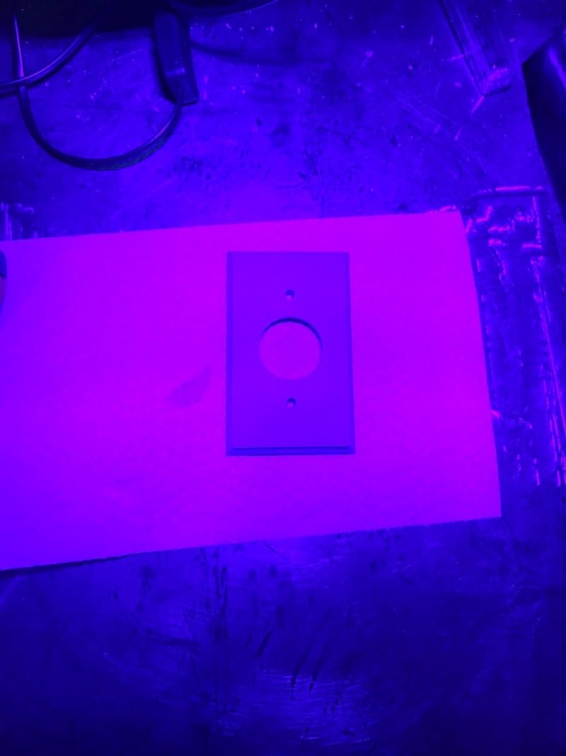 UV Lamp for Resin Curing, 6W UV Resin Lamp for 3D Printer SLA DLP, 395-405nm UV Light with 60W Equivalent Brightness customer photo 2
