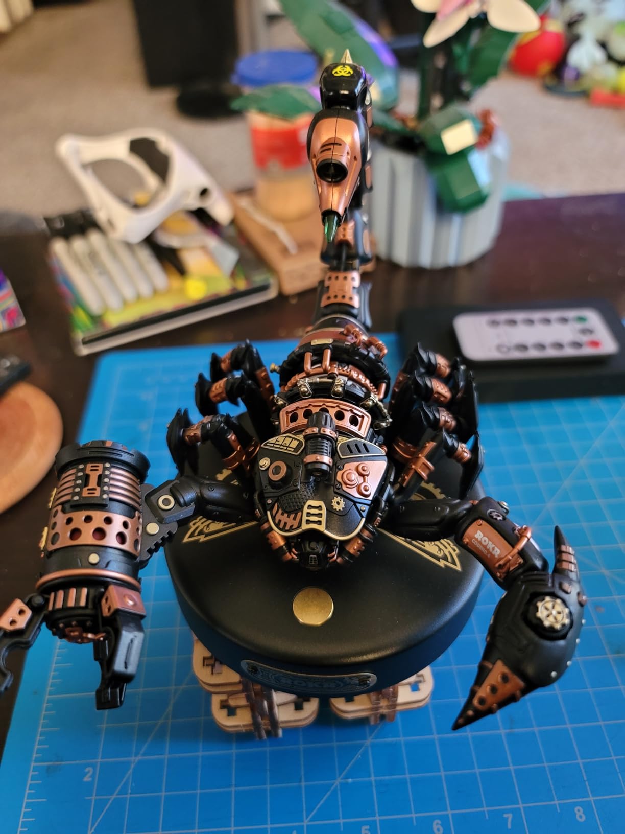 ROKR 3D Metal Model Kits Puzzle for Adults Kids, Steampunk Electric Mechanical Toy, Emperor Scorpion customer photo 2