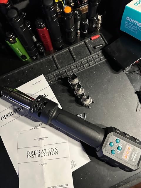 YIHUA 8858 IV Multi-Purpose Heat Gun for Crafting, Electronics Soldering, DIY, Shrink Tubing and Wrap customer photo 2