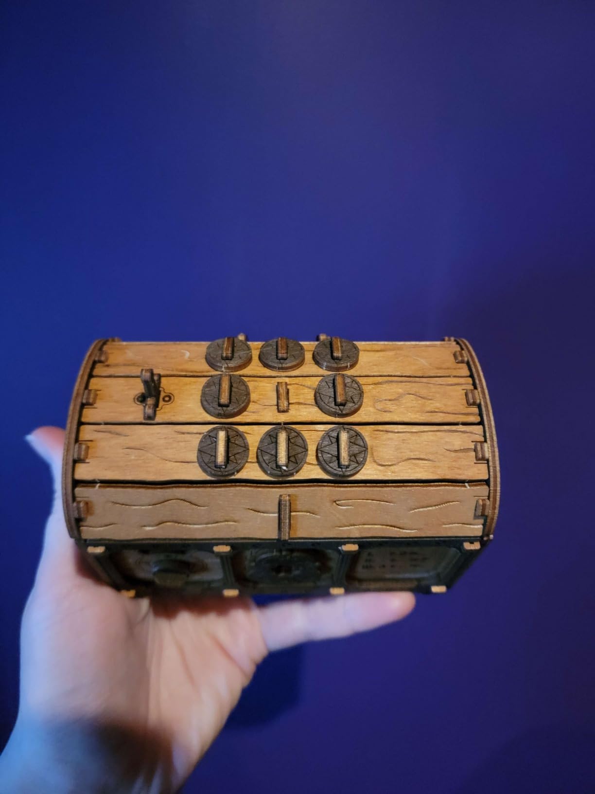 WOODEN.CITY Treasure Chest Puzzle Box for Adults - 3D Wooden Puzzles Mystery Box Brain Teaser & Escape Room Game with Secret Opening (165 Pieces, Gift Idea) customer photo 2