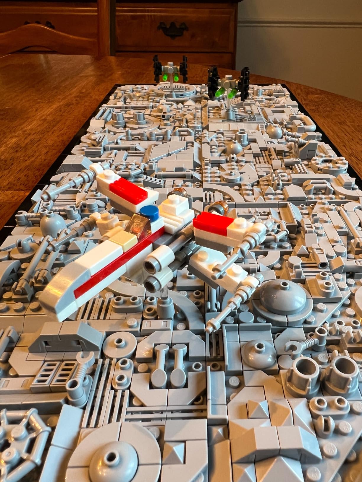 TG BLOCKS Star Trench 3D Wars Run Wall Art Craft Kit | Micro Brick Framed, Creative Activity Hobbies for Teens and Adults, DIY Home, Office Decor, Suitable for Kids 8+ customer photo 1