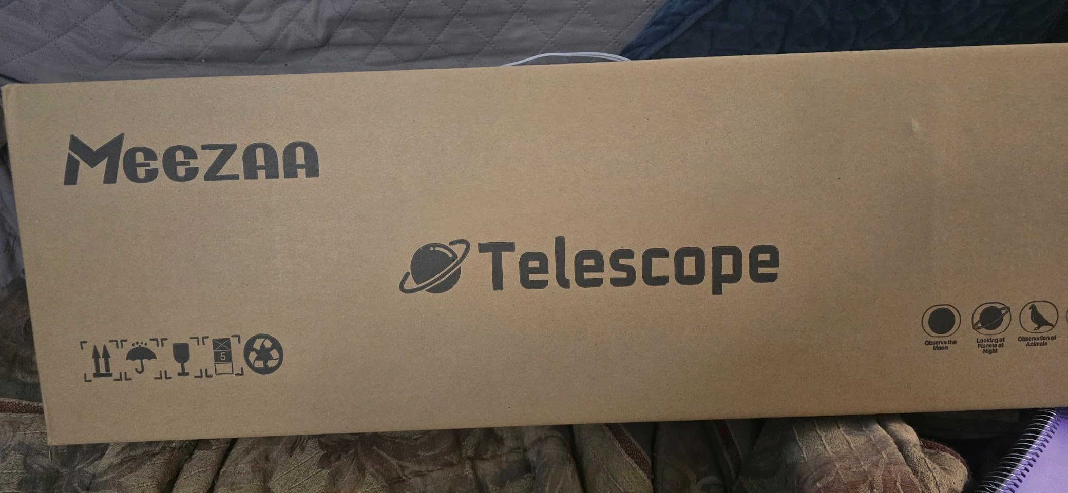 MEEZAA Telescope for Adults High Powered, 90mm Aperture 800mm Refractor customer photo 1