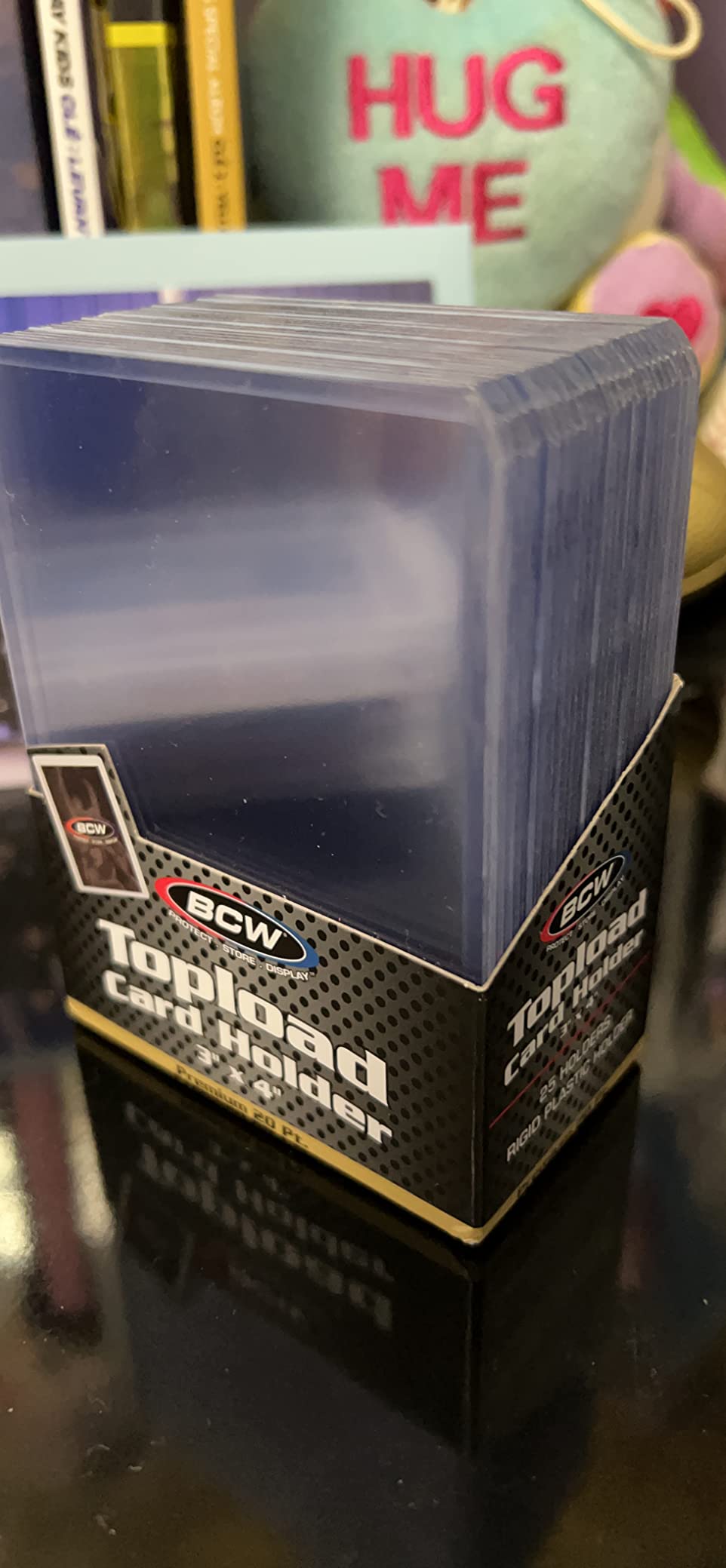 BCW Premium 3x4 Topload Card Holders - 100 Pack | Ultra-Clear 35PT Rigid PVC Protectors | Heavy-Duty Card Holders for Standard Trading Cards, Sports Cards, MTG, Pokemon & More customer photo 1
