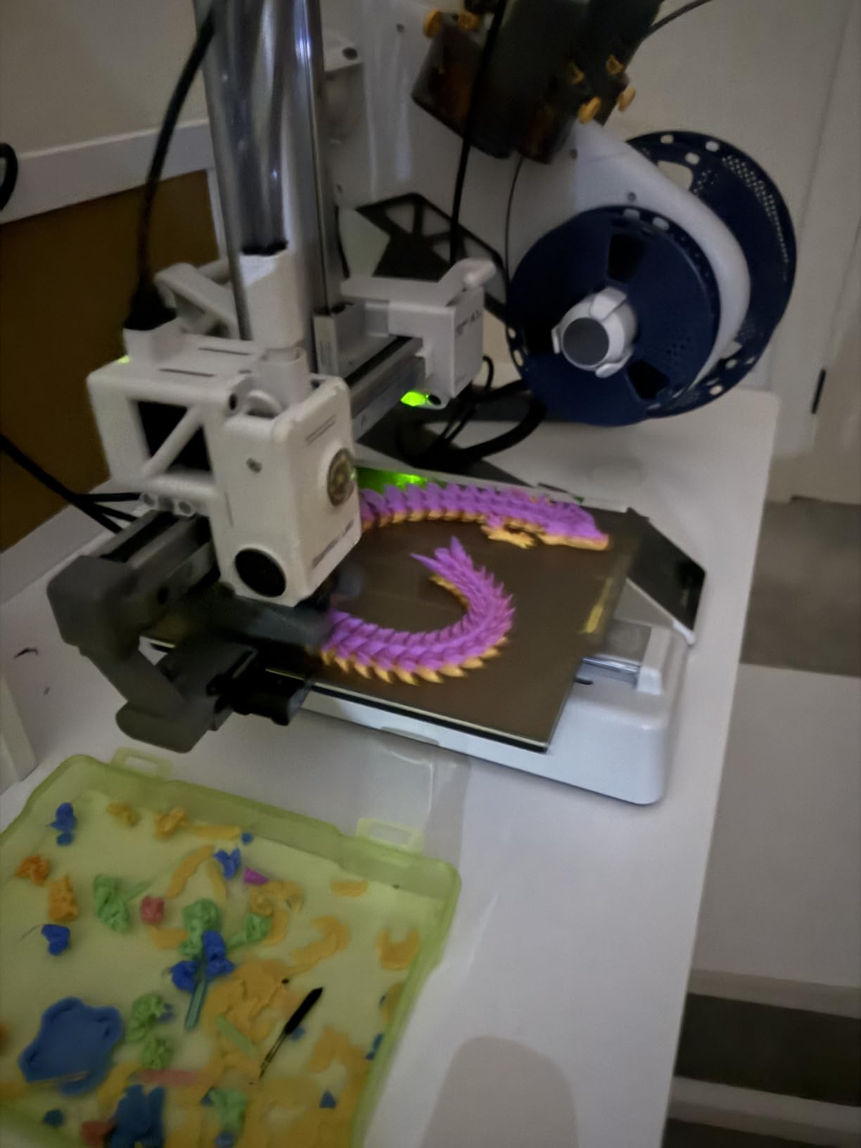 Bambu Lab A1 Mini Combo, A1 Mini 3D Printer & AMS lite, Multi-Color Printing | Beginner-Friendly Ecosystem with MakerWorld Model Library, Multi-Color 3D Printing, High Speed & Precision, Ready to Use, Quiet customer photo 1