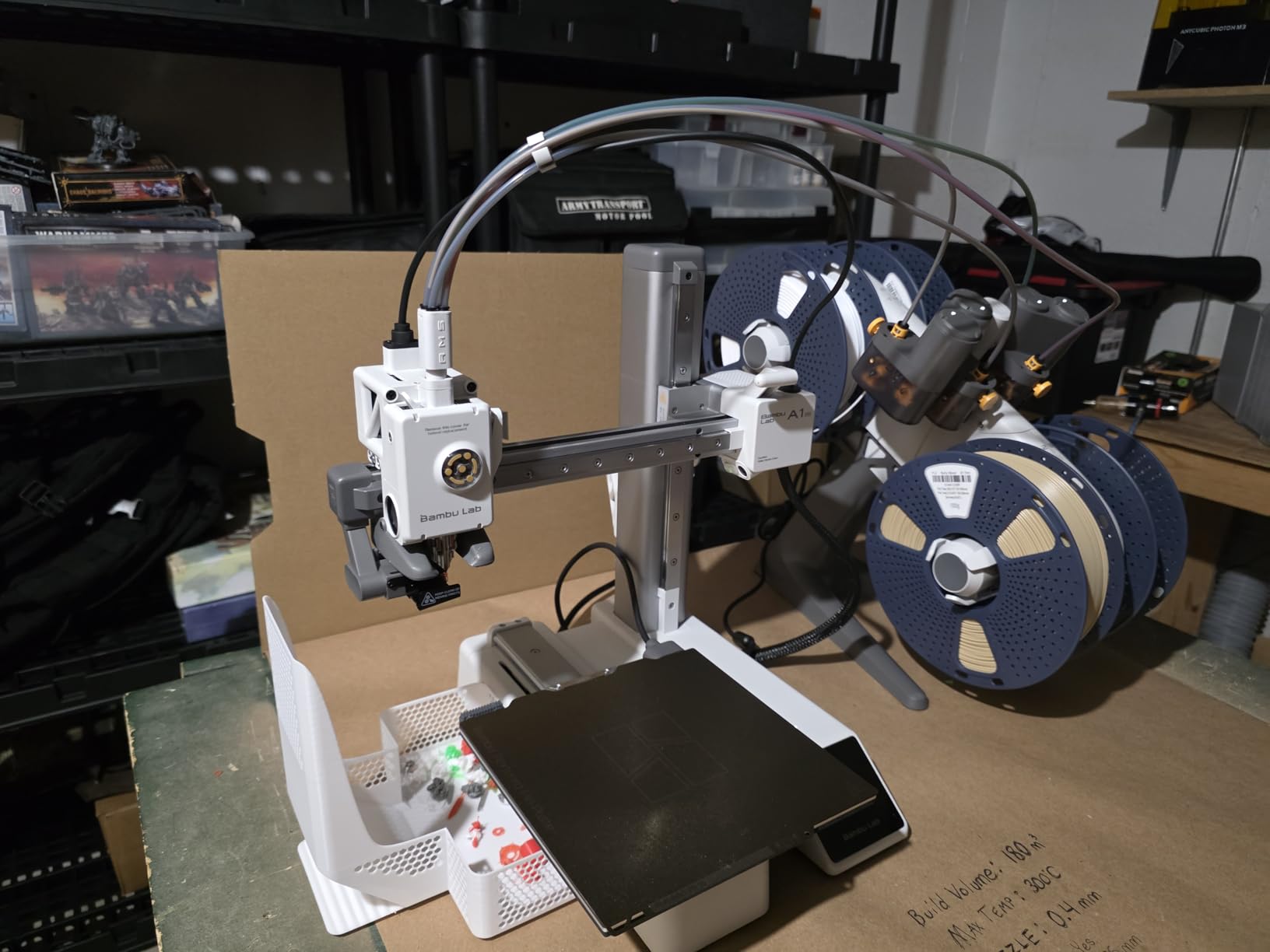 Bambu Lab A1 Mini Combo, A1 Mini 3D Printer & AMS lite, Multi-Color Printing | Beginner-Friendly Ecosystem with MakerWorld Model Library, Multi-Color 3D Printing, High Speed & Precision, Ready to Use, Quiet customer photo 2