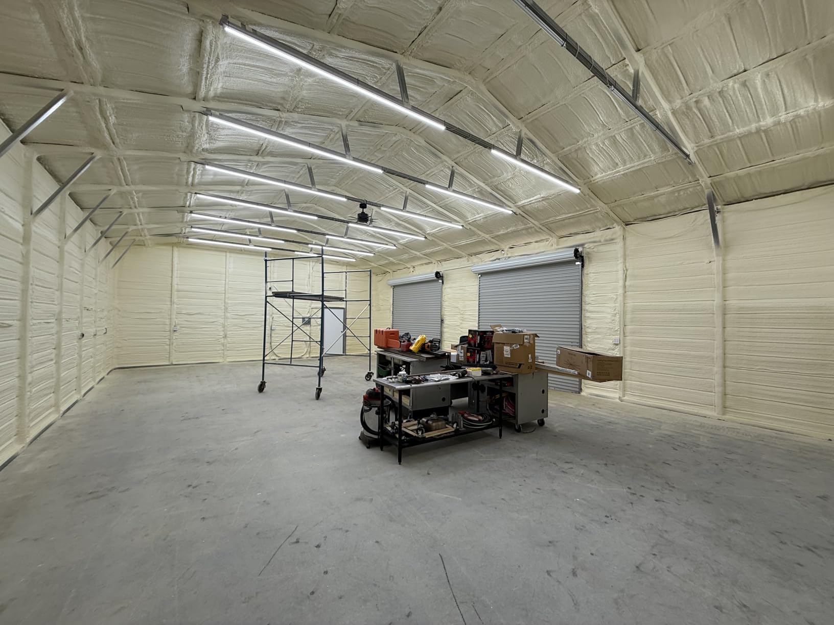 BlueTex Roll Up Garage Door Insulation Kit for Cooling Down Metal Buildings - Easy to Install Complete Insulation for Garage Doors Up to 12'x12' - Covers 150 Sq Ft of Large Single Door customer photo 1