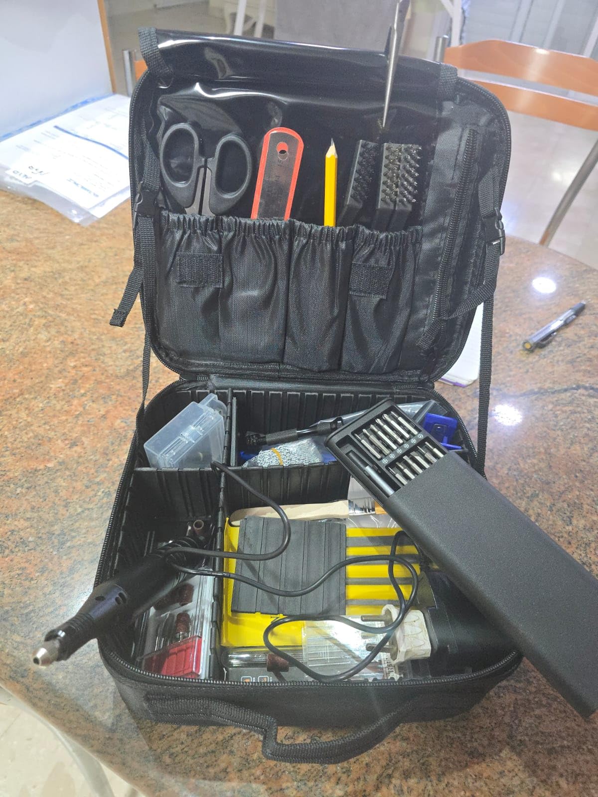 124Pcs 3D Printing Accessory Tools with Tool Bag for Remove/Trim and Finish 3D Print Includes Deburring Tool, Nozzle Cleaning, Removal Scrapers, Finishing Tools, etc. customer photo 2