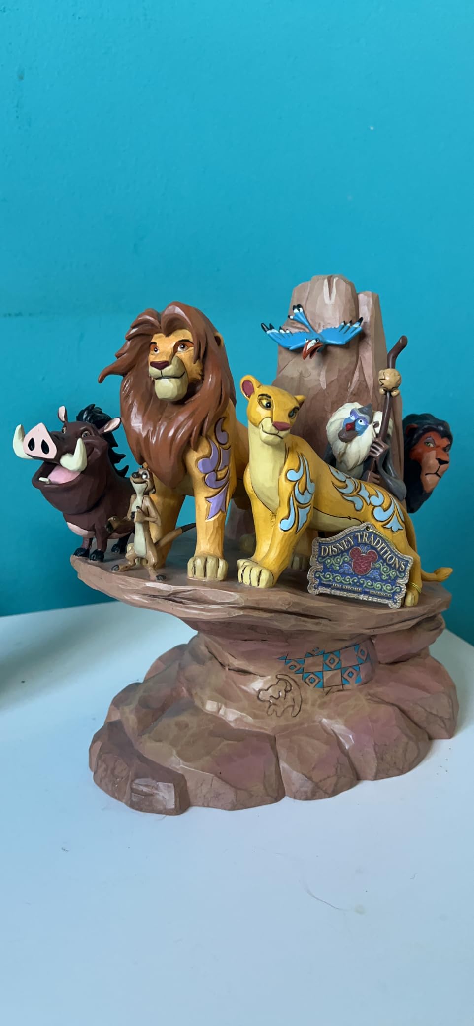 Enesco Disney Traditions Collection by Jim Shore The Lion King Carved in Stone Pride Rock Figurine - Resin Hand Crafted Painted Collectible customer photo 1