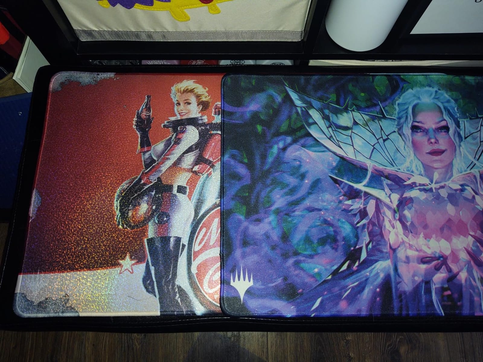 Ultra PRO - Fallout Holofoil Playmat - Nuka Cola Pinup - for Magic: The Gathering, Limited Edition Collectible Trading Tabletop Gaming Essentials Accessory Supplies customer photo 1