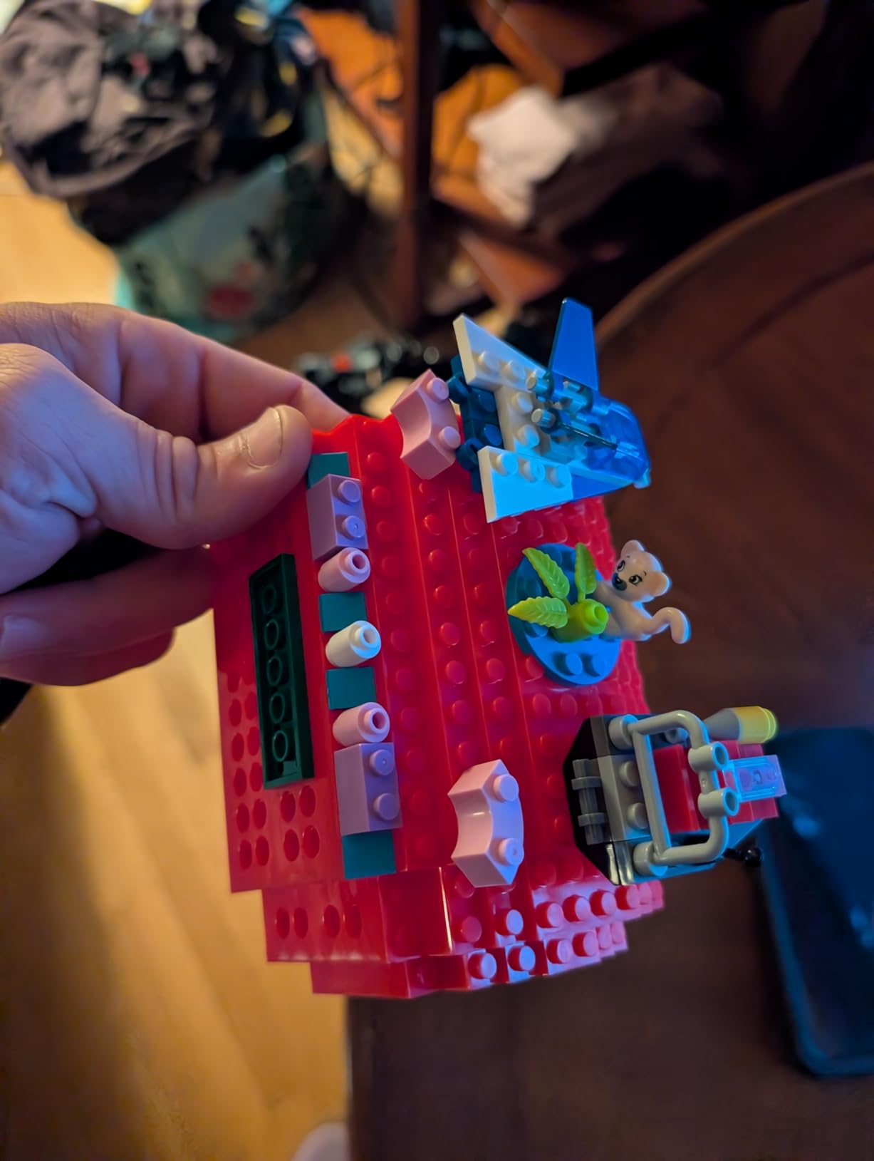 DEEXITO Build on Brick Coffee Mugs, Creative DIY Kids Party Cups with Building Blocks customer photo 2