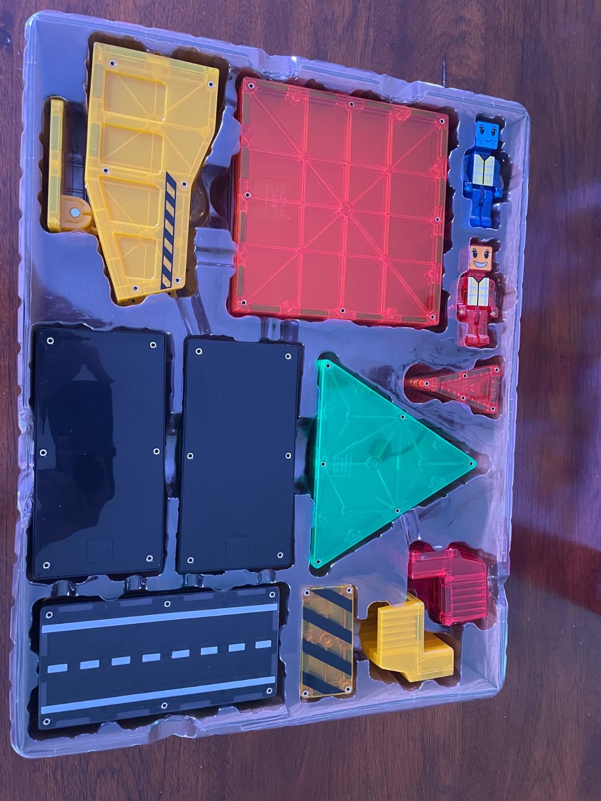 MAGNA-Tiles Builder XL 50-Piece Magnetic Construction Set, The Original Magnetic Building Brand customer photo 1