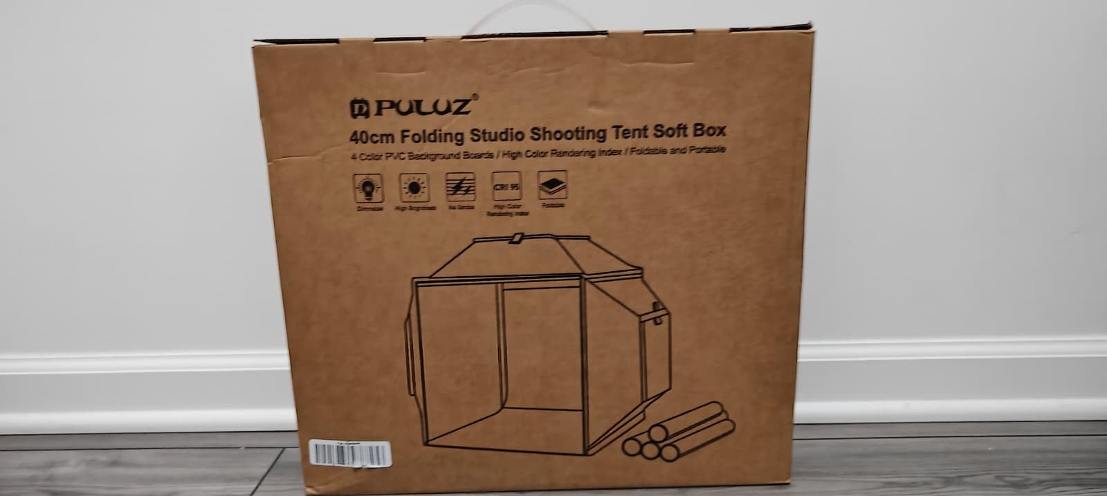 PULUZ Light Box Photography, 20x20 inch Portable Photo Studio Light Box, Professional Dimmable Quick Charge USB-C Photo Booth with 200 LED Lights & 12 Color Backdrops Photo Box for Product Photography customer photo 2