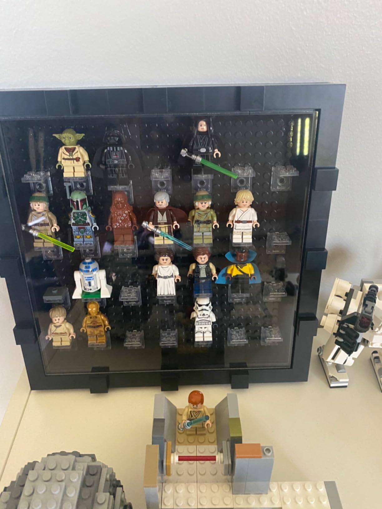 Minifigure Display Case Shadow Box for 28 Figure Display Case | Case only, Minifigure not included customer photo 1