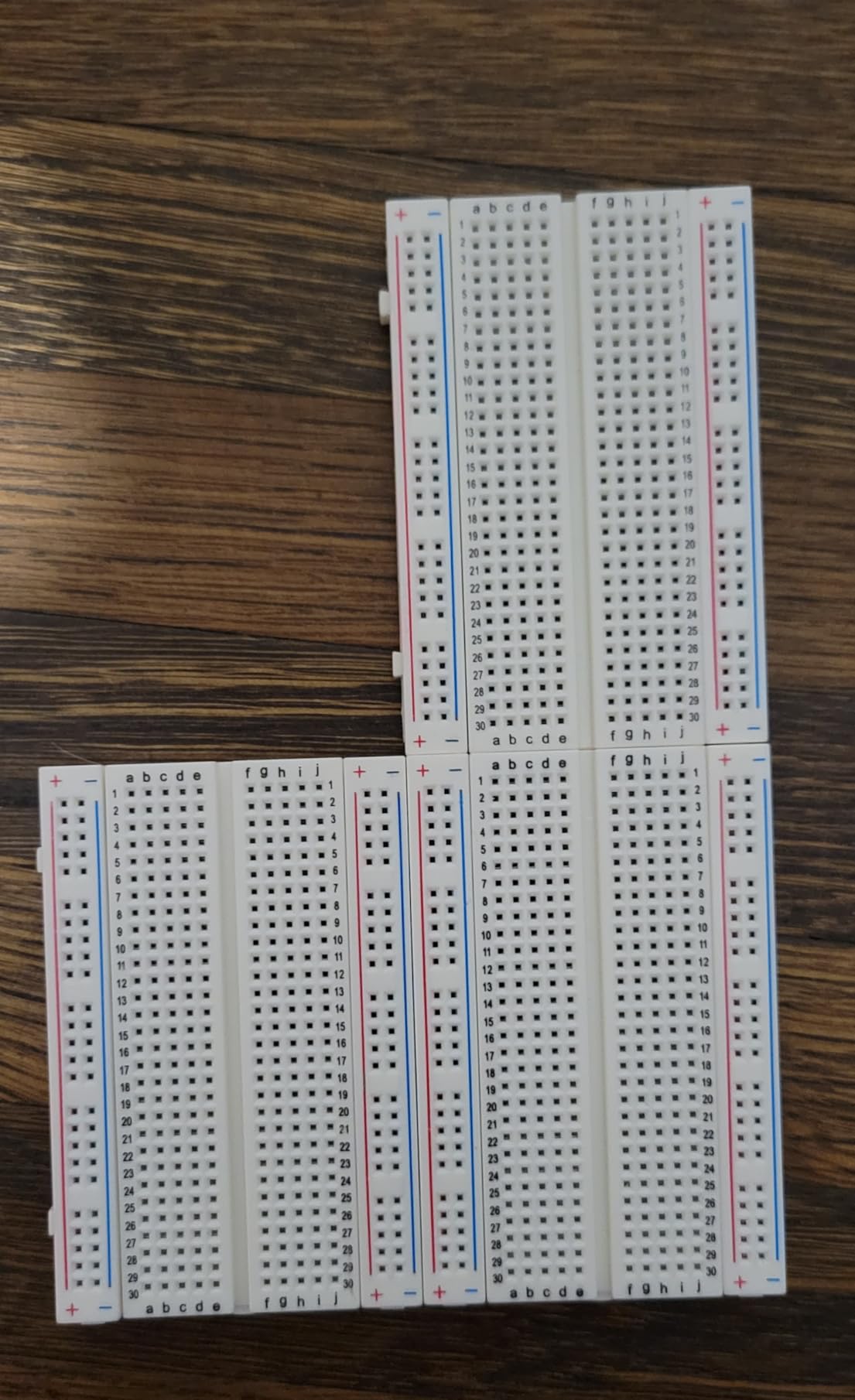 ELEGOO 6PCS 400 Point Breadboard Kit Solderless Breadboards for Arduino Project Small Bread Board Electronics for Circuits PCB Prototype Board customer photo 1