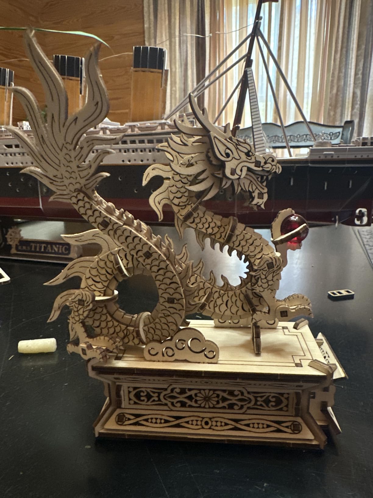 UGEARS Wood Dragon 3D Puzzle - 3D Wooden Puzzles for Adults, Wooden Models for Adults to Build, Mechanical Puzzle Box with Hidden Compartment, DIY Model Kit, Brain Teaser, Unique Chinese Dragon Gift customer photo 1