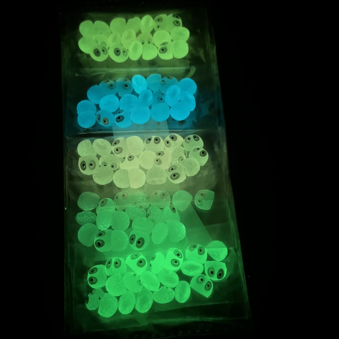 CCINEE 100pcs Luminous Ghost Tree Elves Fairy Resin Briquettes Miniature Garden Accessories Glow in The Dark customer photo 2