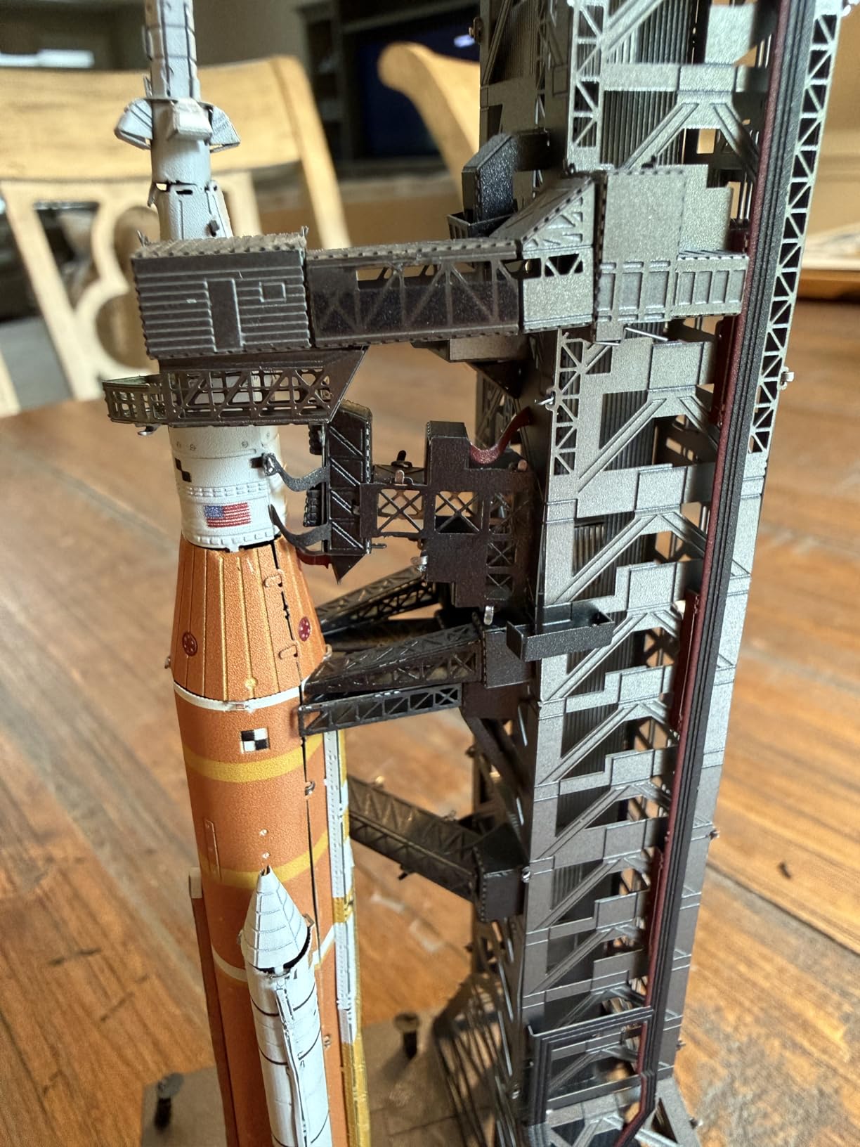 Metal Earth Premium Series Artemis Moon Rocket 3D Metal Model Kit Fascinations customer photo 2