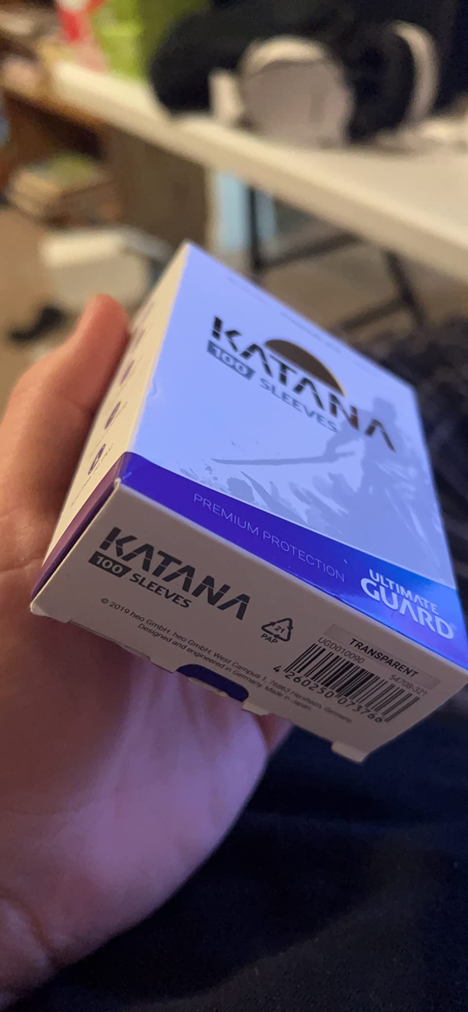 Ultimate Guard Katana Card Sleeves: 100 Standard Size TCG Sleeves, 66 x 91mm, Tournament Quality, No PVC & Acid-Free, High Clarity customer photo 2