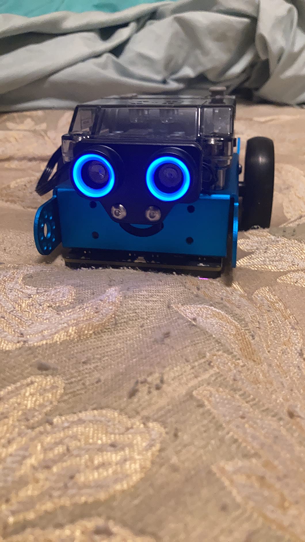 Makeblock mBot2 Rover Emo Robot Programming for Kids, Interactive Robotics Kit Learning and Outdoor Play, Remote Control Coding for Kids 8-12 and up, STEM Educational Building Toys Gifts customer photo 2