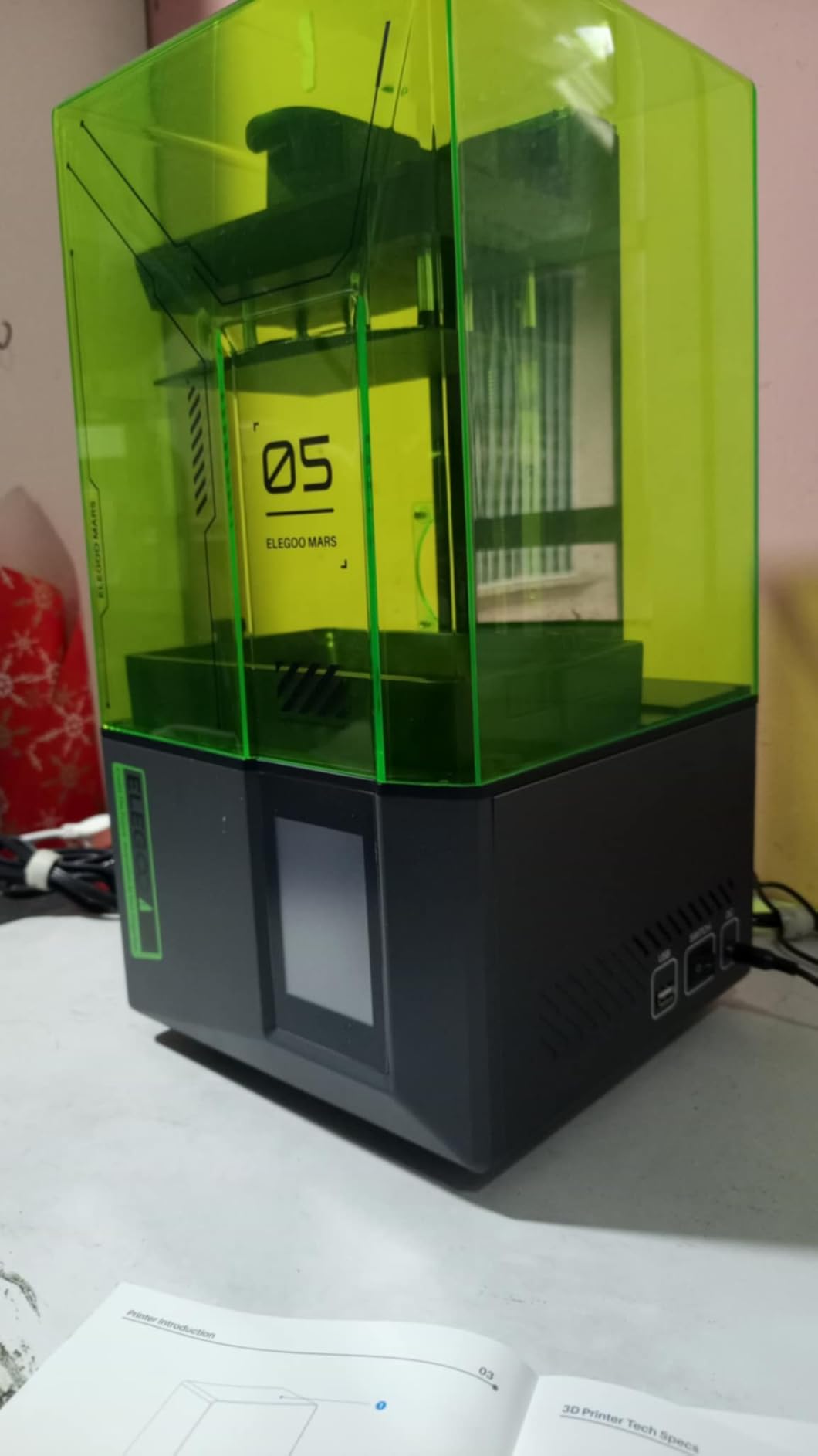 ELEGOO Mars 5 Resin 3D Printer | 4K Mono LCD, Automatic Leveling, Desktop 3D Printer with Printing Size of 5.65 × 3.53 × 5.91 inches customer photo 2