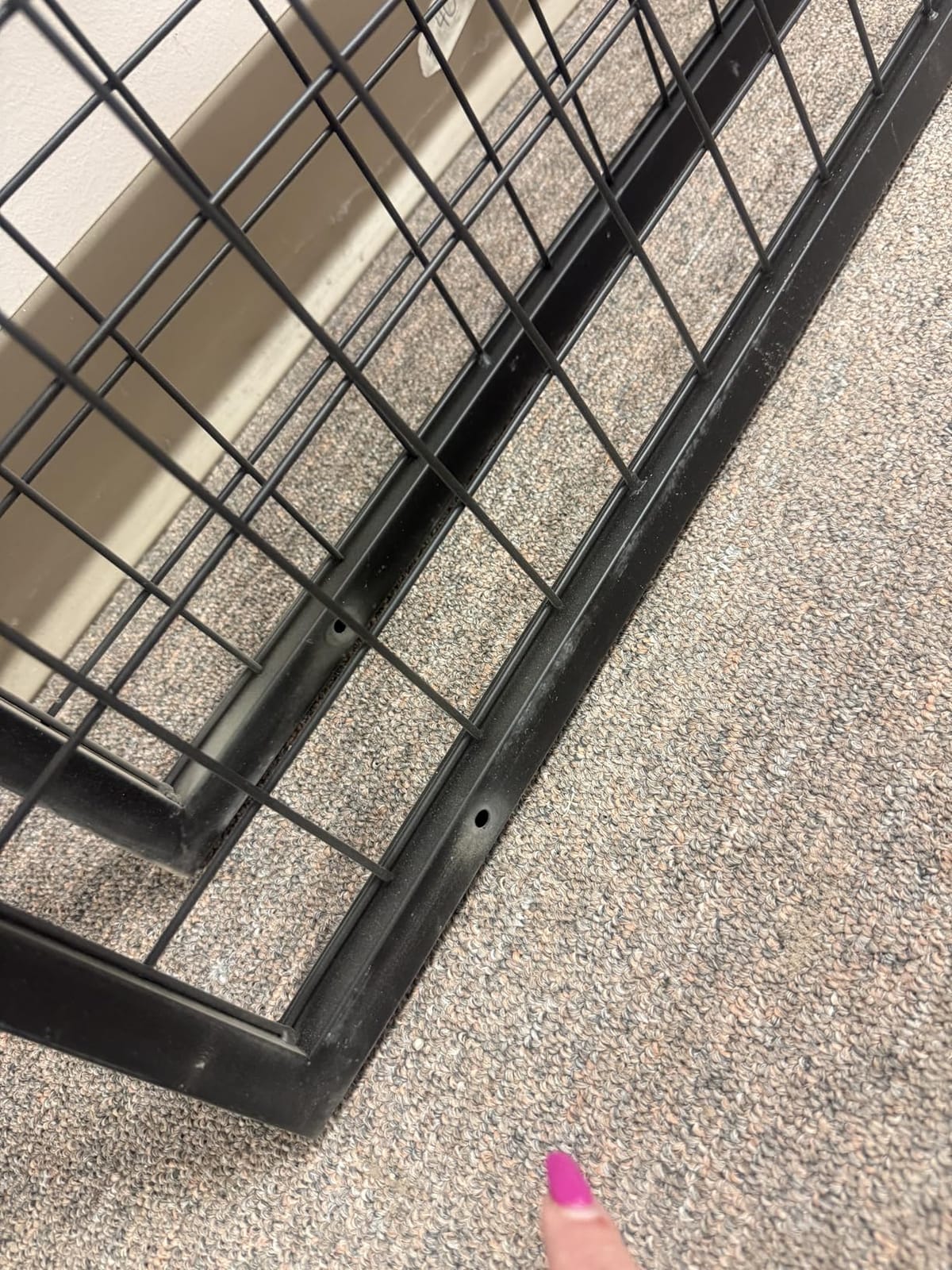 NectaCol 3 Packs Grid Wall Panels, Metal Black Wire Grid Panel, Gridwall Display Rack, Heavy Duty Gridwall Panels for Retail Display customer photo 2