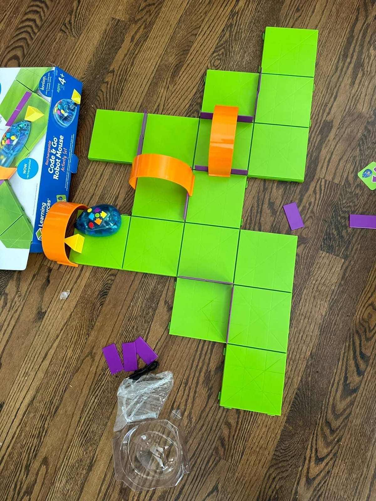 Learning Resources Rechargeable Code & Go Robot Mouse, Ages 4+ | Rechargeable Robot Toy, STEM Programming for Kids, Early Coding for Kids 5-7 customer photo 1