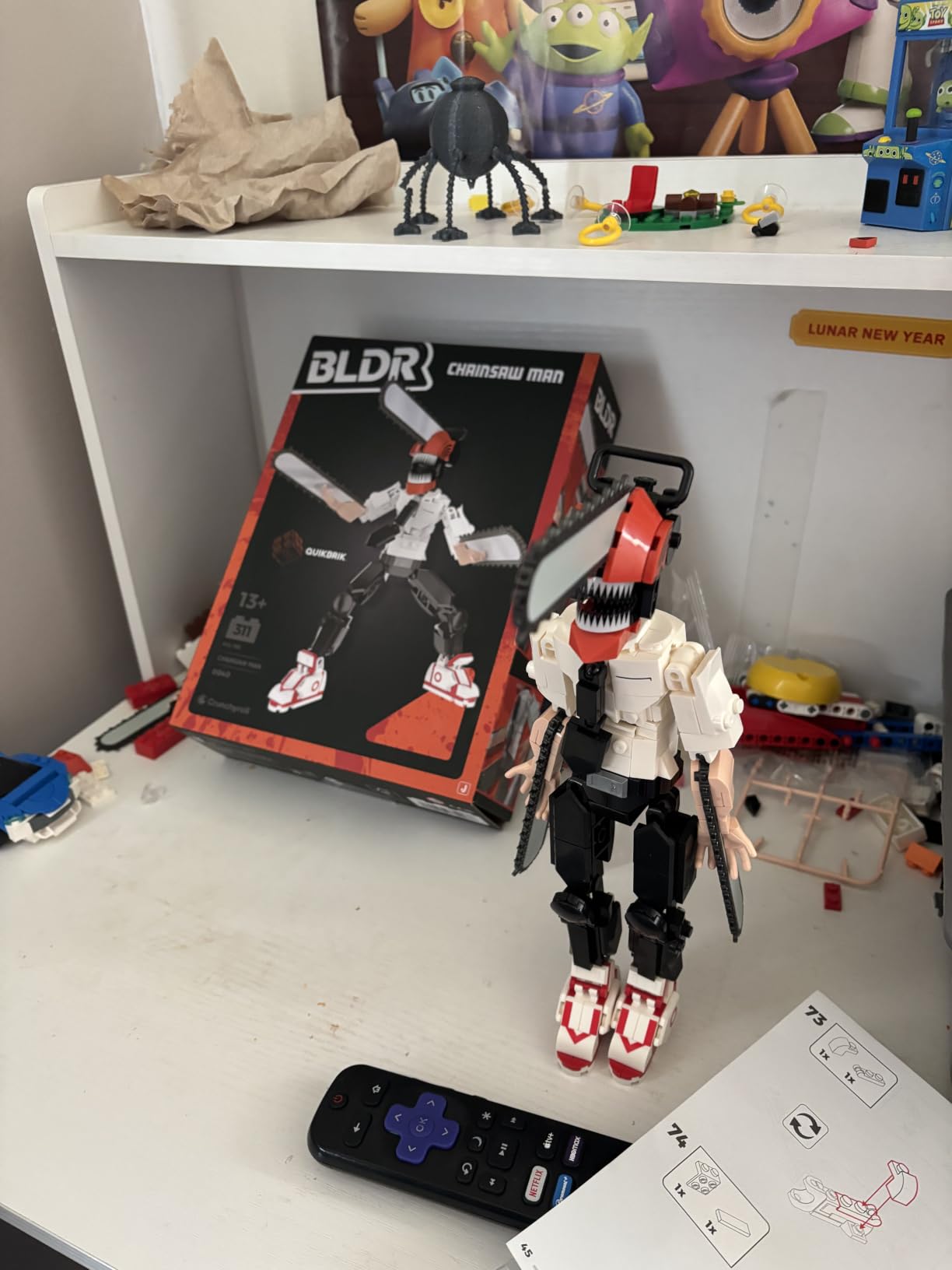 Jujutsu Kaisen Yuji Itadori Building Set - 9.5-Inch Buildable Articulated Action Figure, 0039 customer photo 1