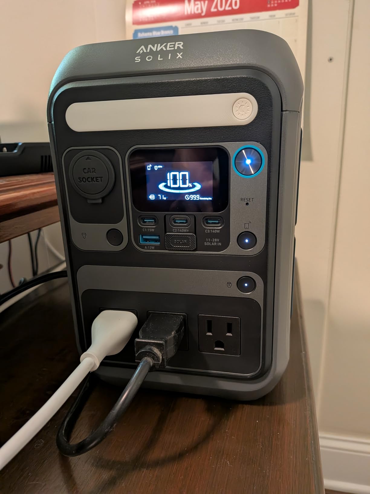 Anker SOLIX C300 Portable Power Station, 288Wh Solar Generator for Camping customer photo 1