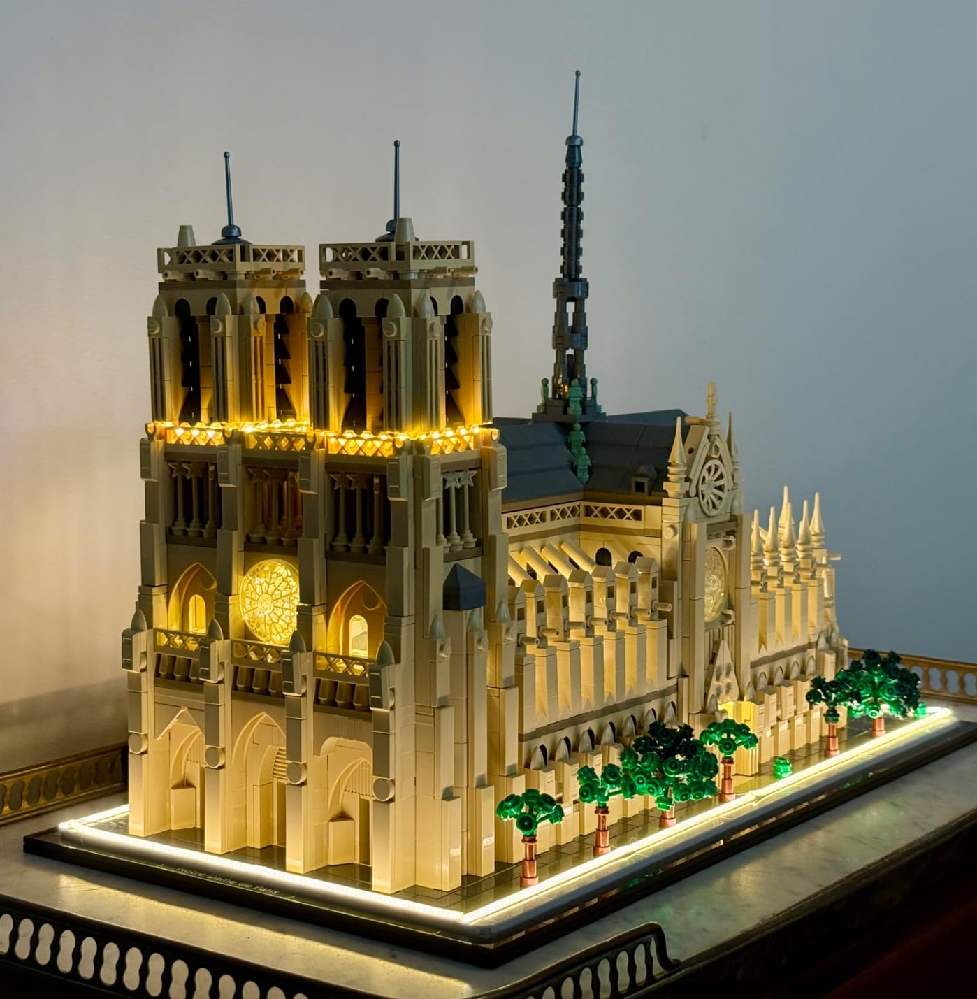 BRIKSMAX Light Kit Compatible with LEGO Architecture Notre Dame Cathedral customer photo 1