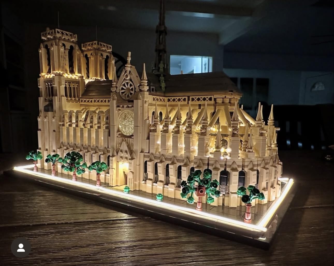 BRIKSMAX Light Kit Compatible with LEGO Architecture Notre Dame Cathedral customer photo 2
