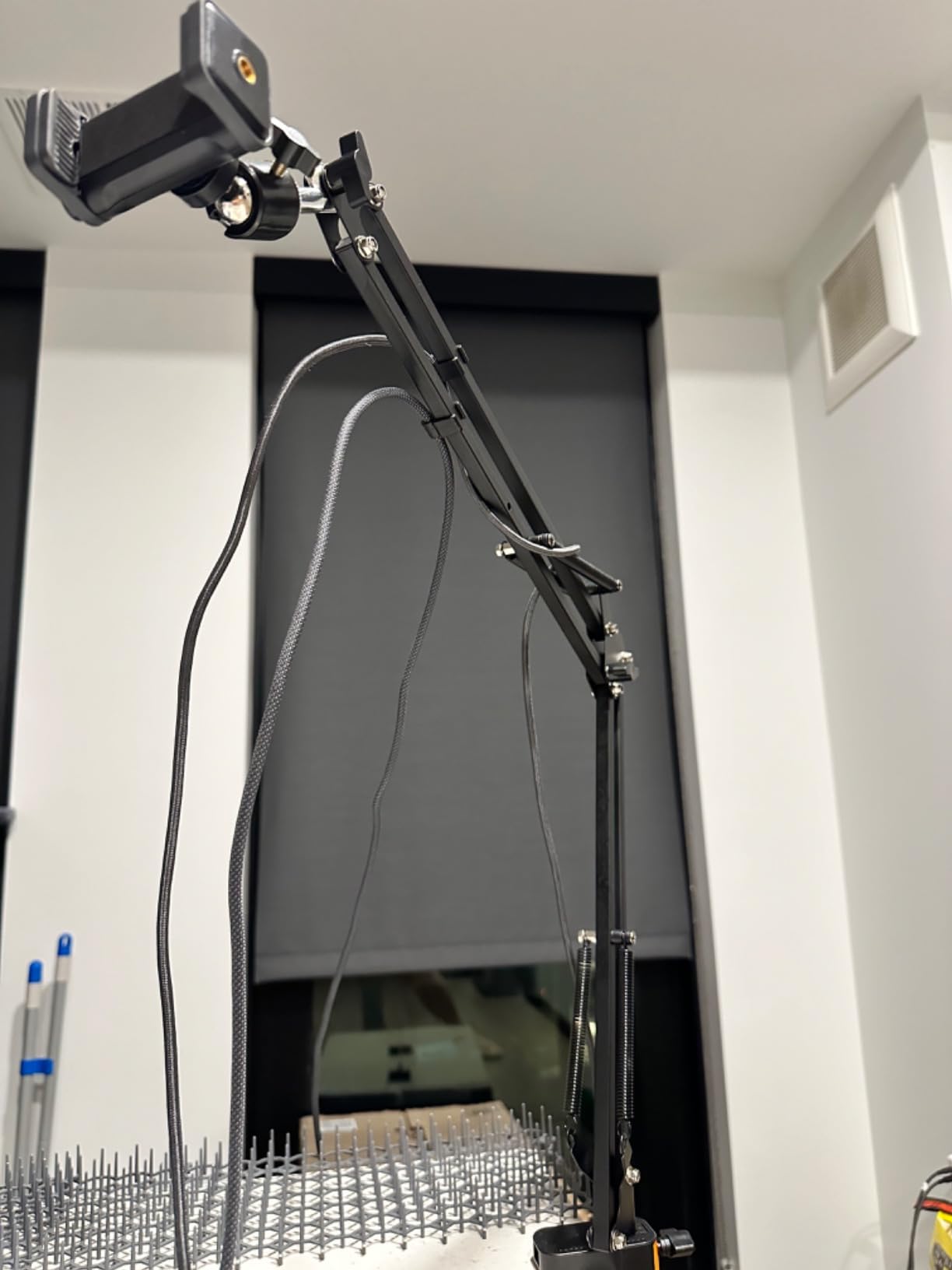 UBeesize Overhead Phone Mount, Flexible Webcam Arm with Phone Holder and Ball Head, Overhead Tripod for Phone Drawing Live Streaming Cooking Flat Photography customer photo 1