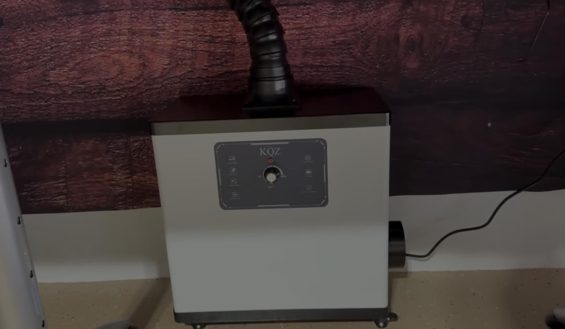 KQZ Laser Fume Extractor with Exhaust for Under 60W Laser Engraver Cutter | 210W Smoke Absorber with 10 Pre-Filters & H13 HEPA & Carbon 330m³/h Strong Suction for Solder Welding 3D Printing and DTF customer photo 1