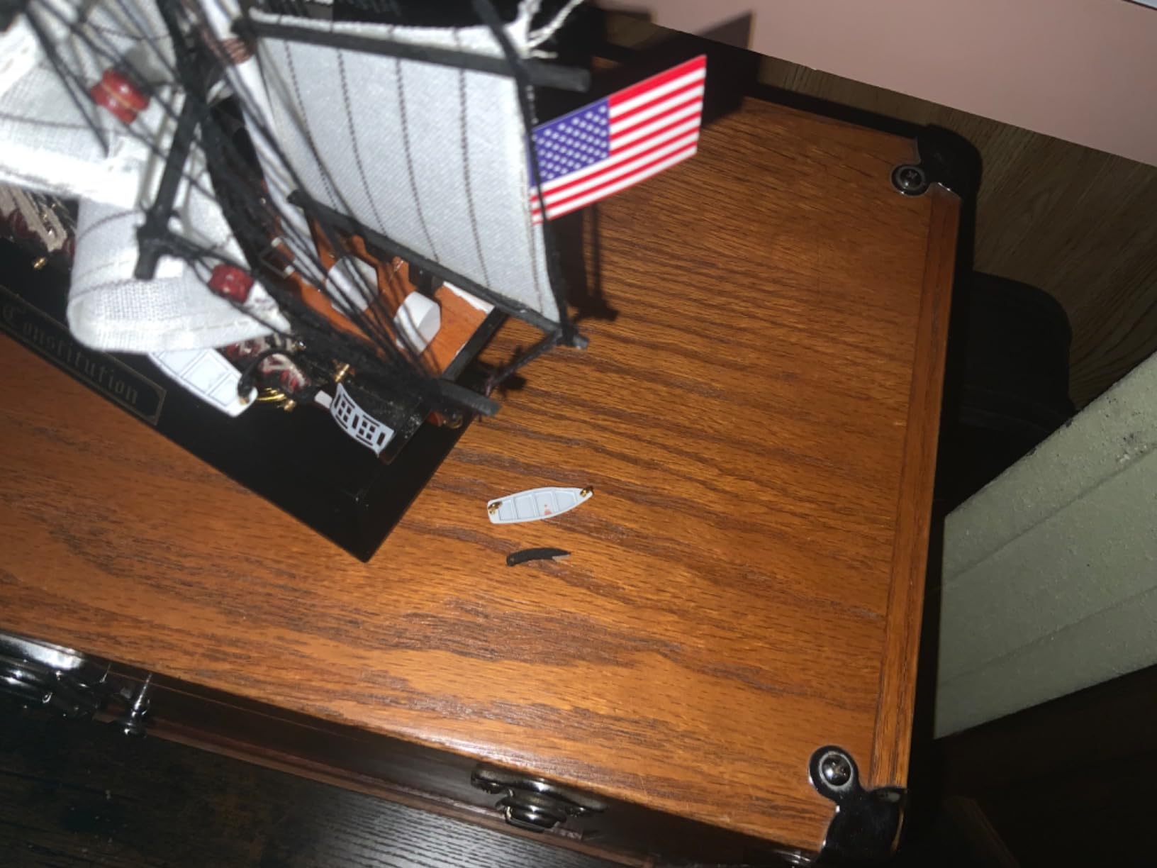 SAILINGSTORY Wooden Model Ship USS Constitution 1/155 Scale Replica | Handcraft Authentic Details, Nautical Decor, Sailboat Decor customer photo 1