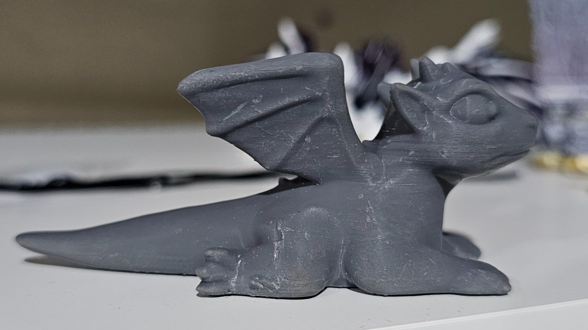 RESIONE Standard Pro 3D Printer Resin, SP64 Low-Shrinkage Matte 3D Printing Liquid with High-Detail Matte Finish, Ultra-Fine Support Photopolymer Resin for Miniatures, Figures, Blue Grey, 1KG customer photo 1