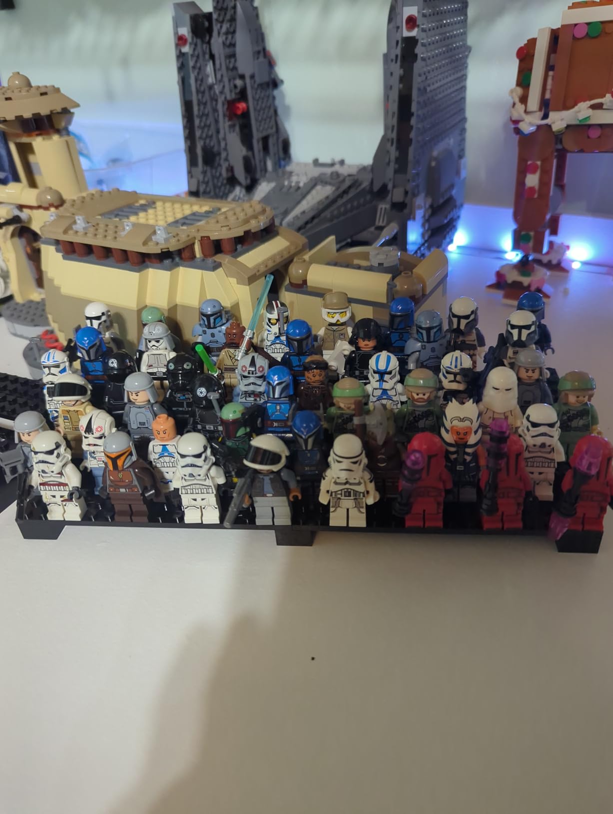 Brick Minifigure Display Case - 3-Tier Display Stand for LEGO Minifigures - Holds 35 Figures - Black Organizer Shelf for Collectors | Great Gift for Minifigure Lovers customer photo 2