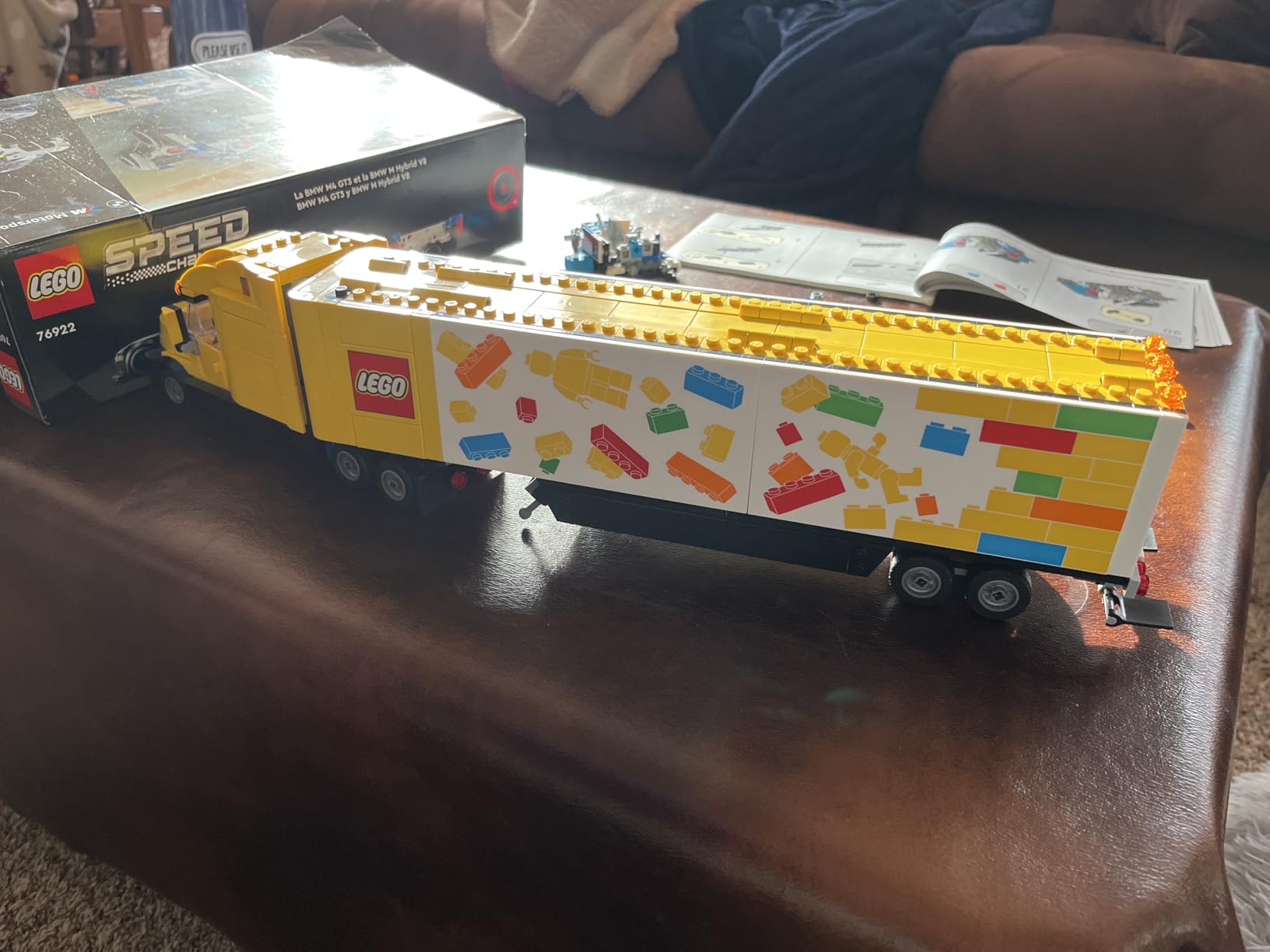 LEGO City Yellow Delivery Truck 60440 - Semi Truck Building Toy customer photo 2