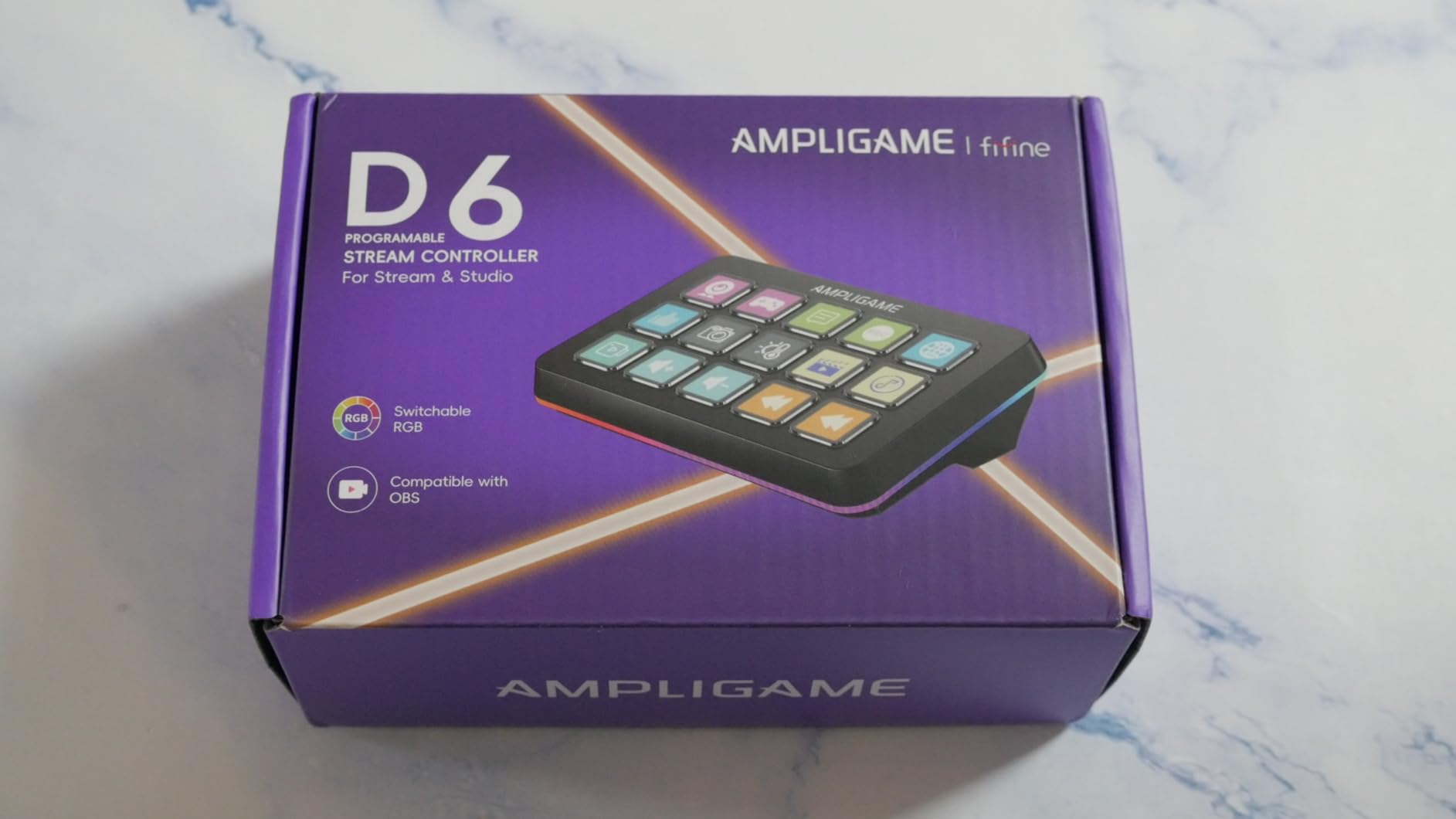 FIFINE AmpliGame Stream Controller with 15 Macro Keys, Streaming Keyboard with Trigger Actions in OBS/Twitch/YouTube/Streamlabs, Shortcut Buttons Keypad Works with Mac and PC-D6 customer photo 1