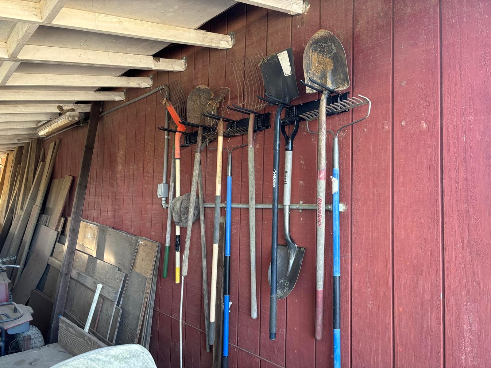 PIYILO 48 in Garage Tool Organizer Wall Mount, Adjustable Tool Storage Rack | Heavy-duty 360 LBS customer photo 2