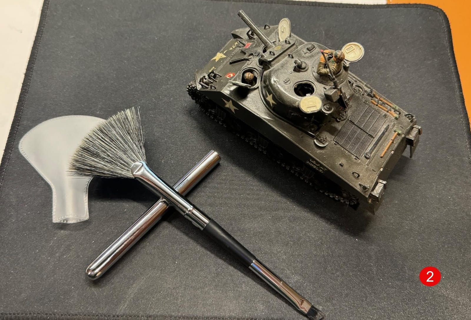 Matrix Anti Static Overall Dual-Action Cleaning Brush - Ideal for Model Kits, Figures, and Intricate Items customer photo 2