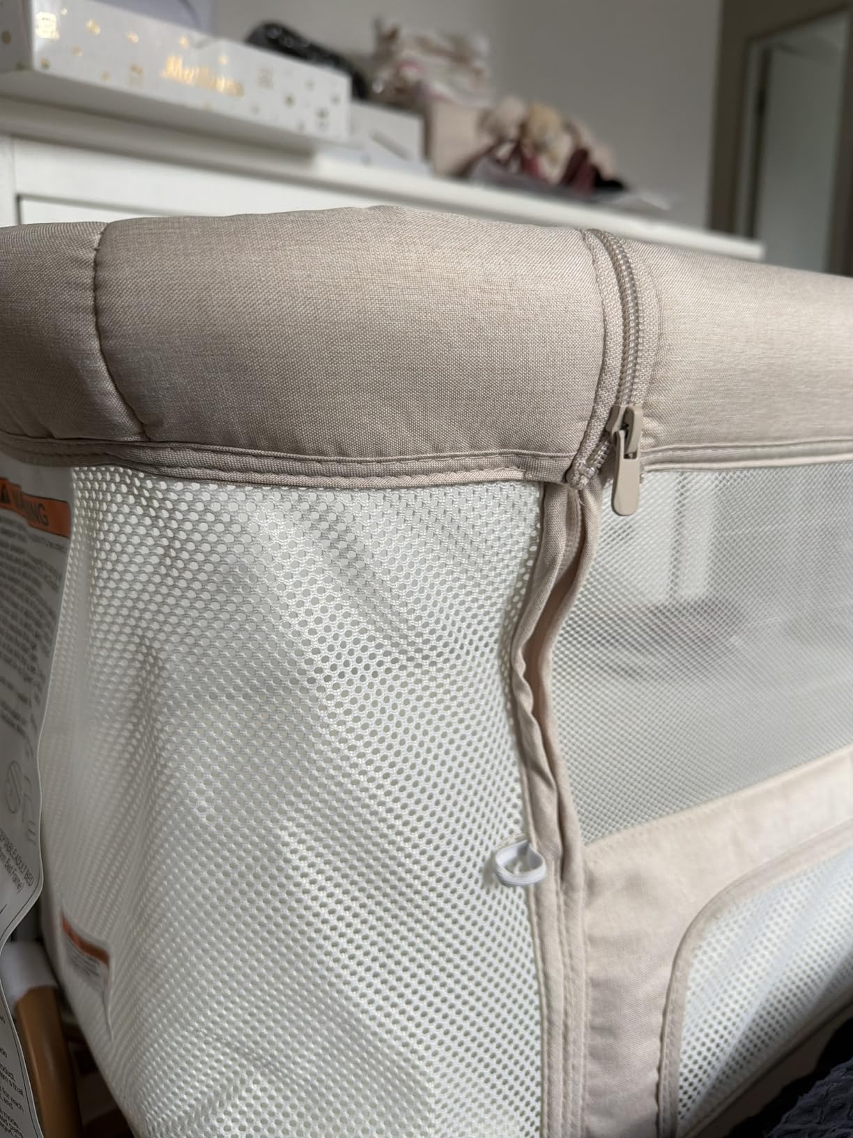 BabyBond Bassinet Bedside Crib, Stable and Secure Crib for Newborns, Beige customer photo 2