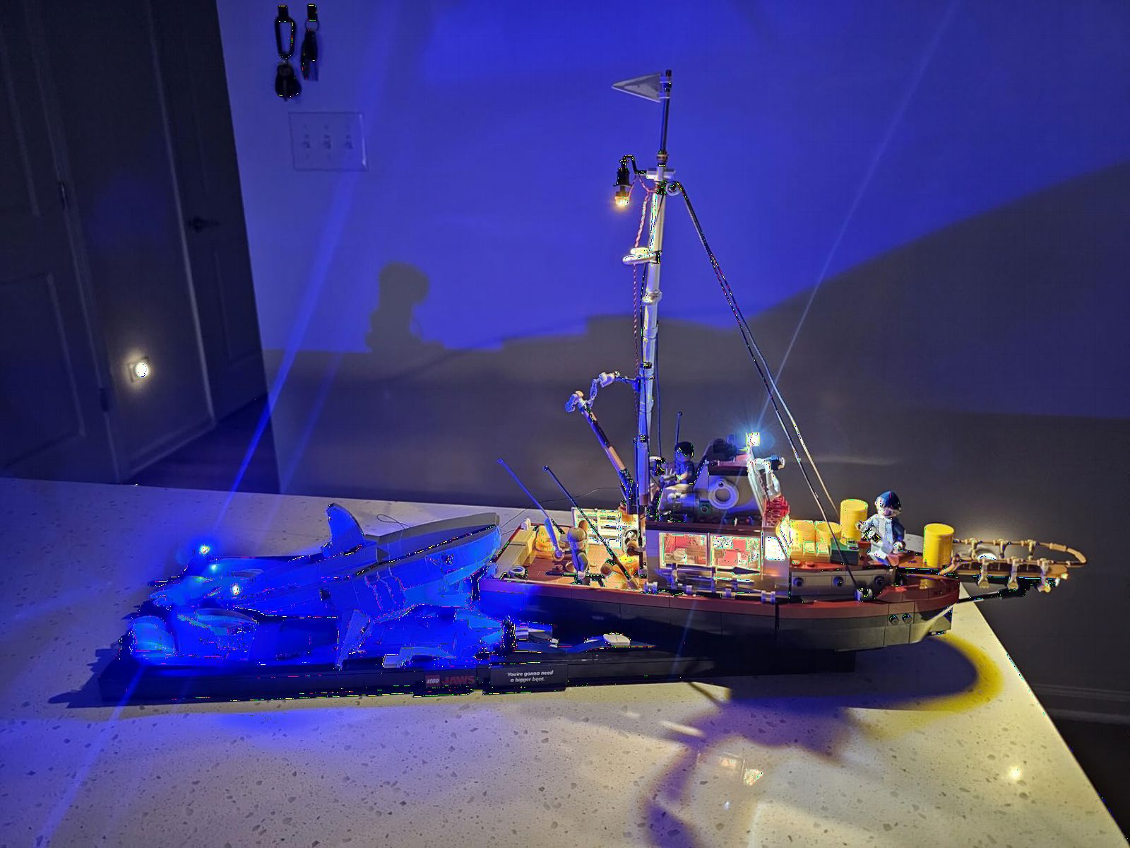 BrickBling LED Light Kit Compatible with Lego Jaws | Creative Lighting Compatible with Lego 21350-No Bricks (Classic Version Light) customer photo 2