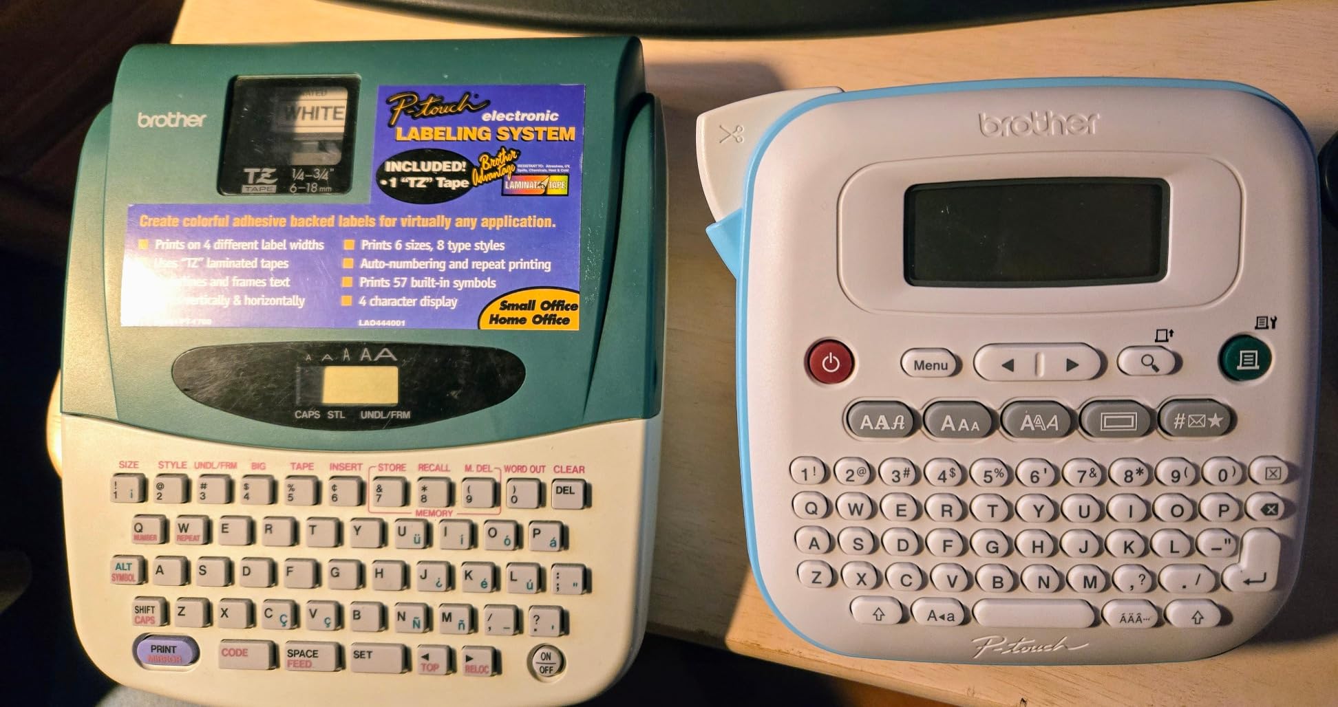 Brother P-Touch PT-N20 Personal Desktop Label Maker, Portable, Handheld and Prints, P-Touch Btag ~1/2
