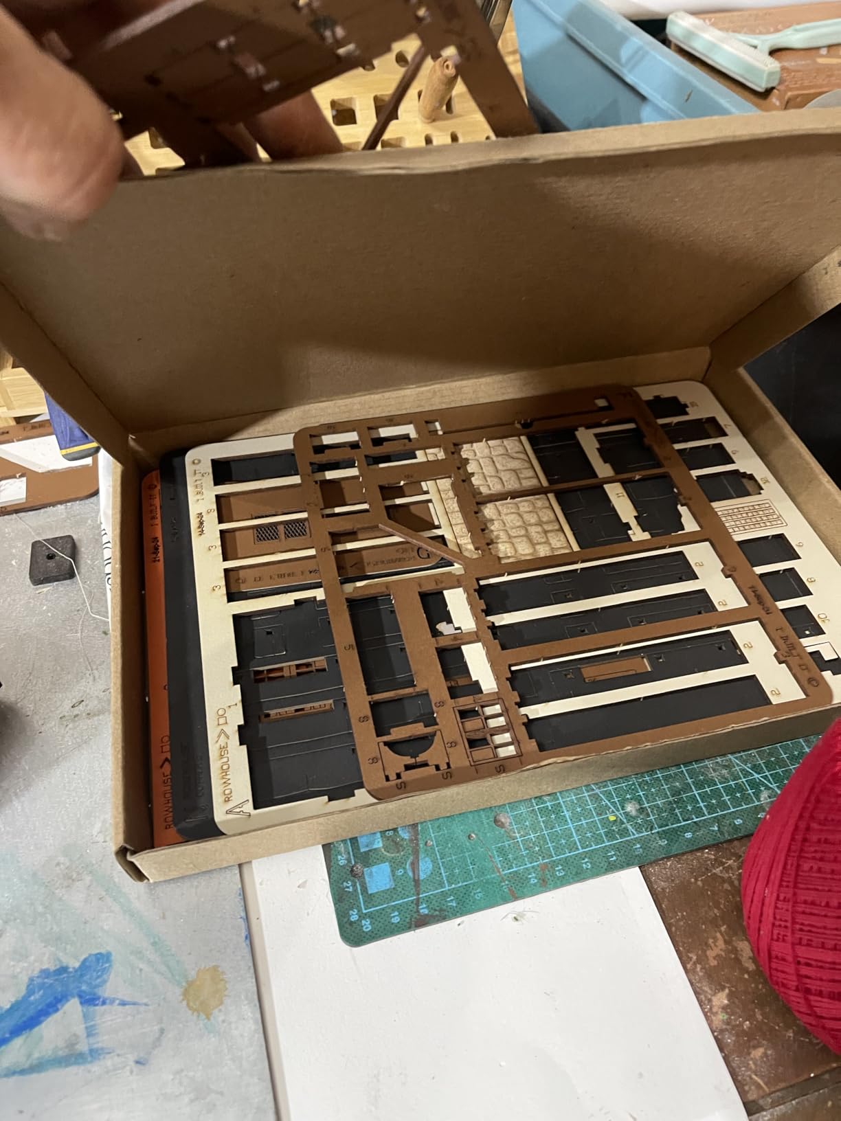 Guild Hall - DIY Wooden House Building Kit for Architecture & Engineering Assembly Set for Teens and Adult, Tabletop Games, Makes a Great Gift for who Like Creative Play - Realistic customer photo 1